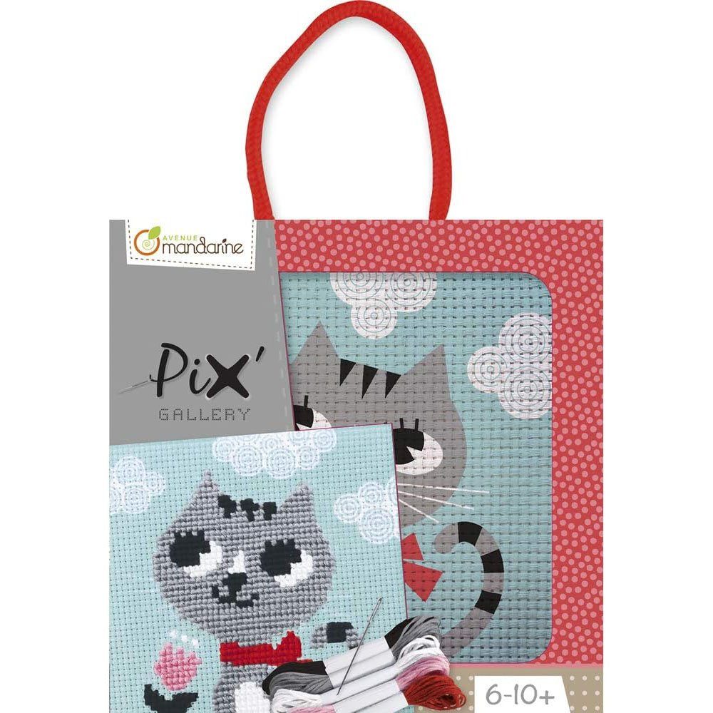 Avenue Mandarine Kreativset avenue mandarine Stick-Set "Pix Gallery", Katze