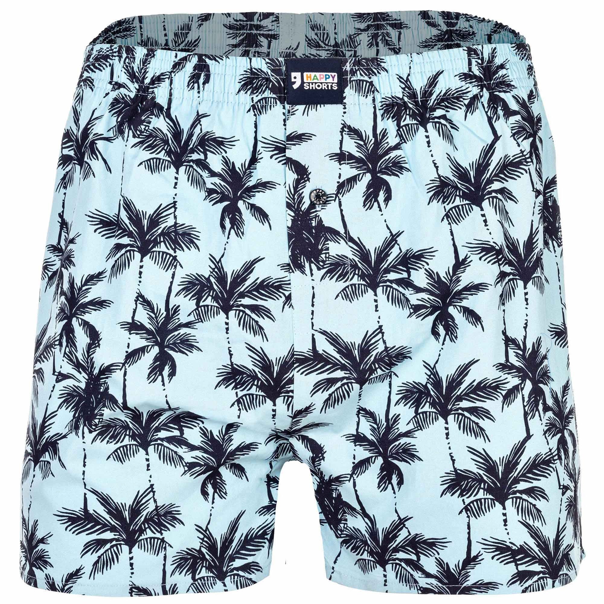 HAPPY SHORTS Boxershorts Herren Web-Boxershorts 1er Pack Baumwolle (Packung, 1er Pack)