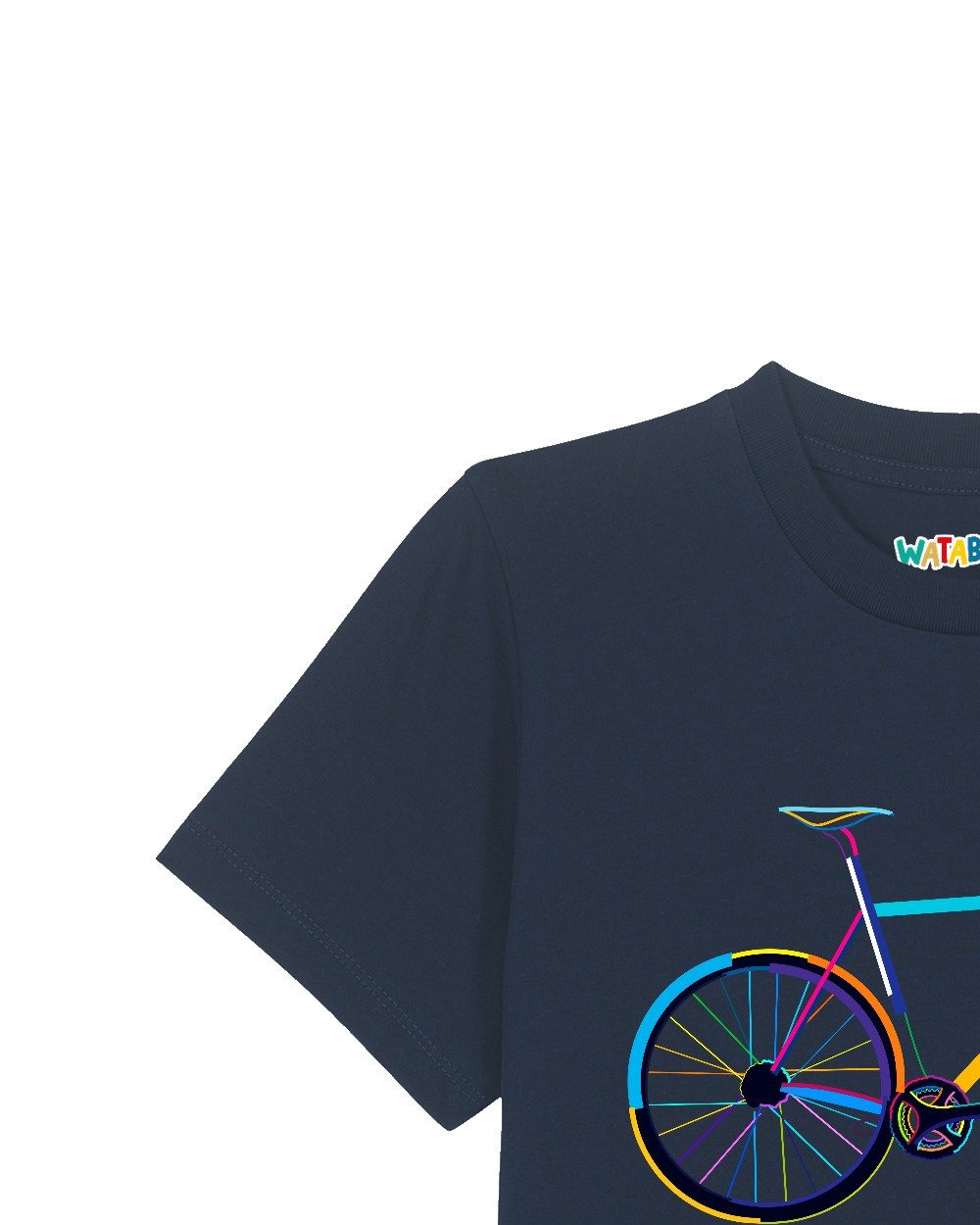 wat? Apparel T-Shirt Fahrrad by night – Bild 3 von 3