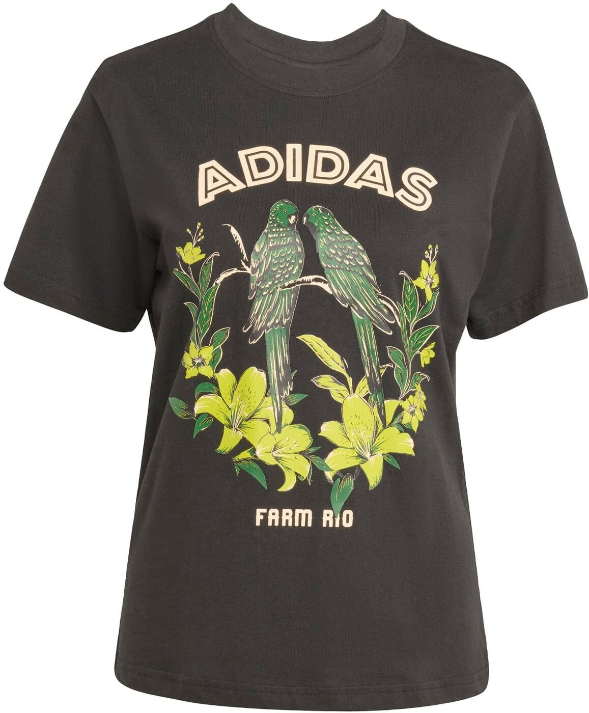 adidas Sportswear Kurzarmshirt FARM GFX TEE 2 BLACK günstig online kaufen