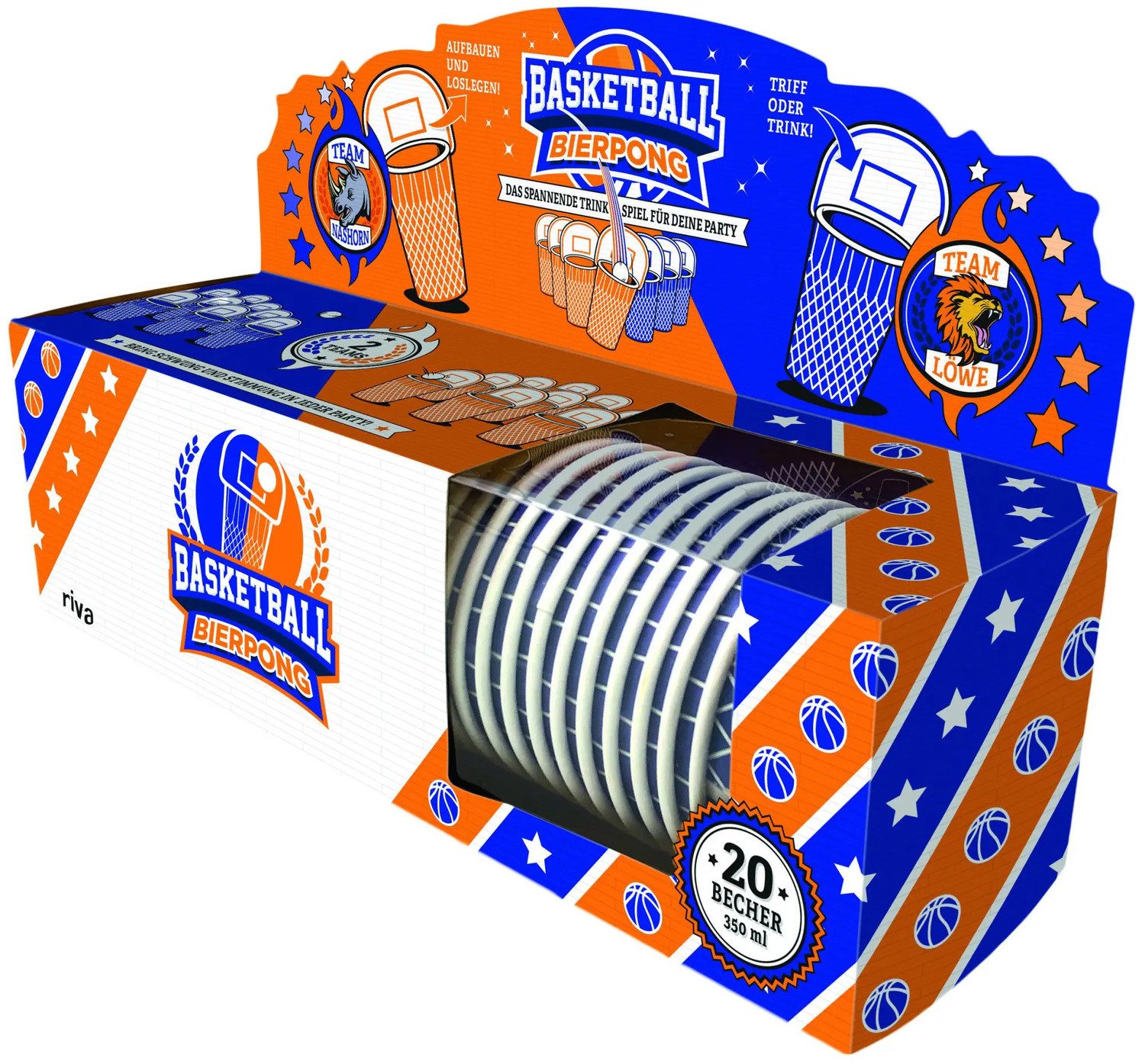Riva Spiel Basketball-Bierpong