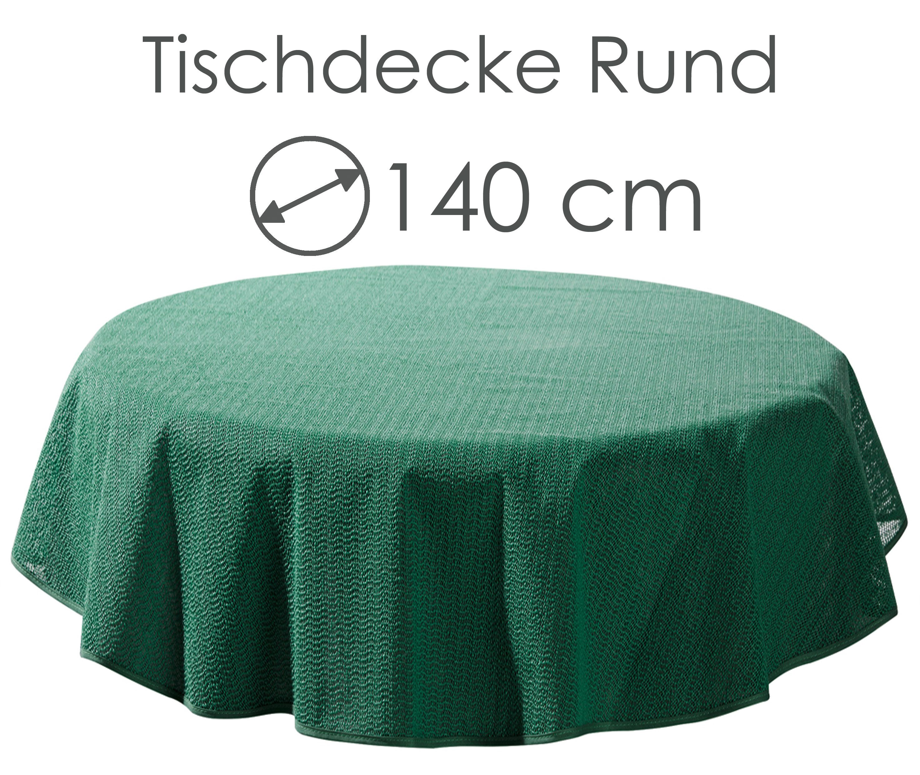 heimtexland Gartentischdecke Outdoor Tischdecke Garten Balkon Camping Tischdeko (Stück 1-tlg, 1), wetterfest I robust I UV-beständig I rutschfest I waschbar – Bild 4 von 5