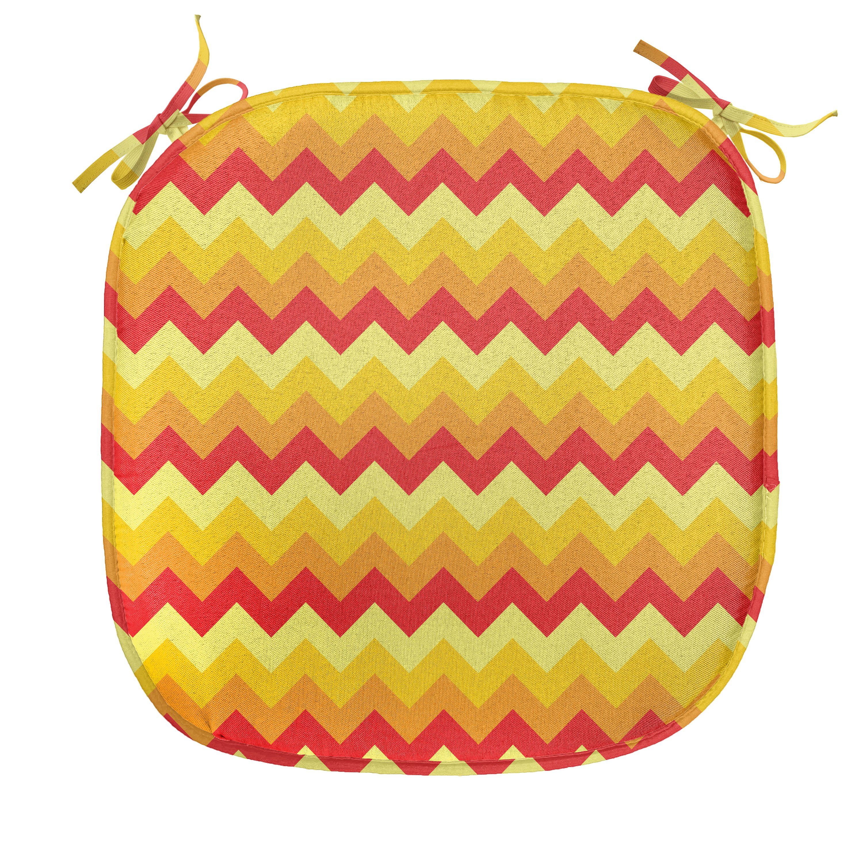 Stuhlkissen Dekoratives wasserfestes Kissen mit Riemen für Küchensitze