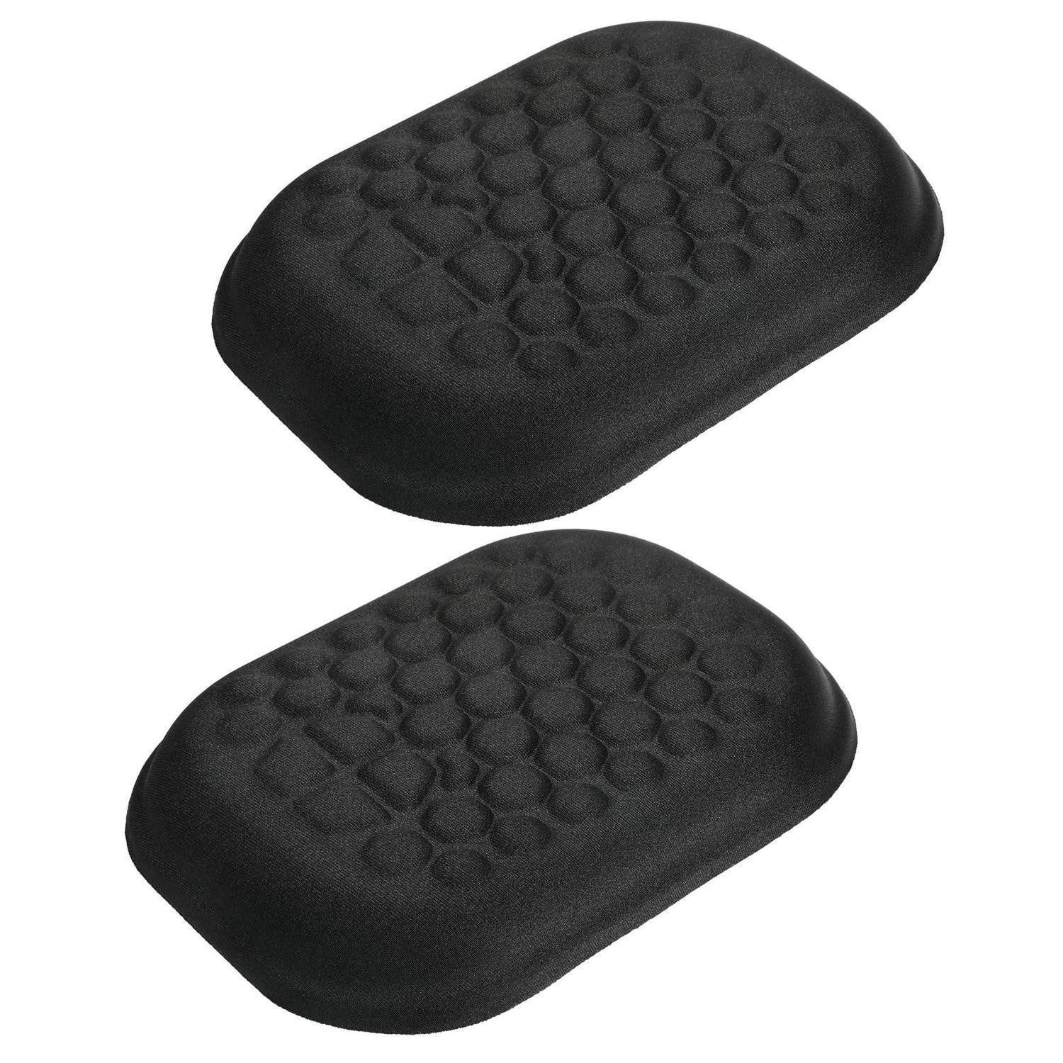 LuxusKollektion Handballenauflage Handgelenkauflage Ellbogenauflage Set Schwarz (2-St)