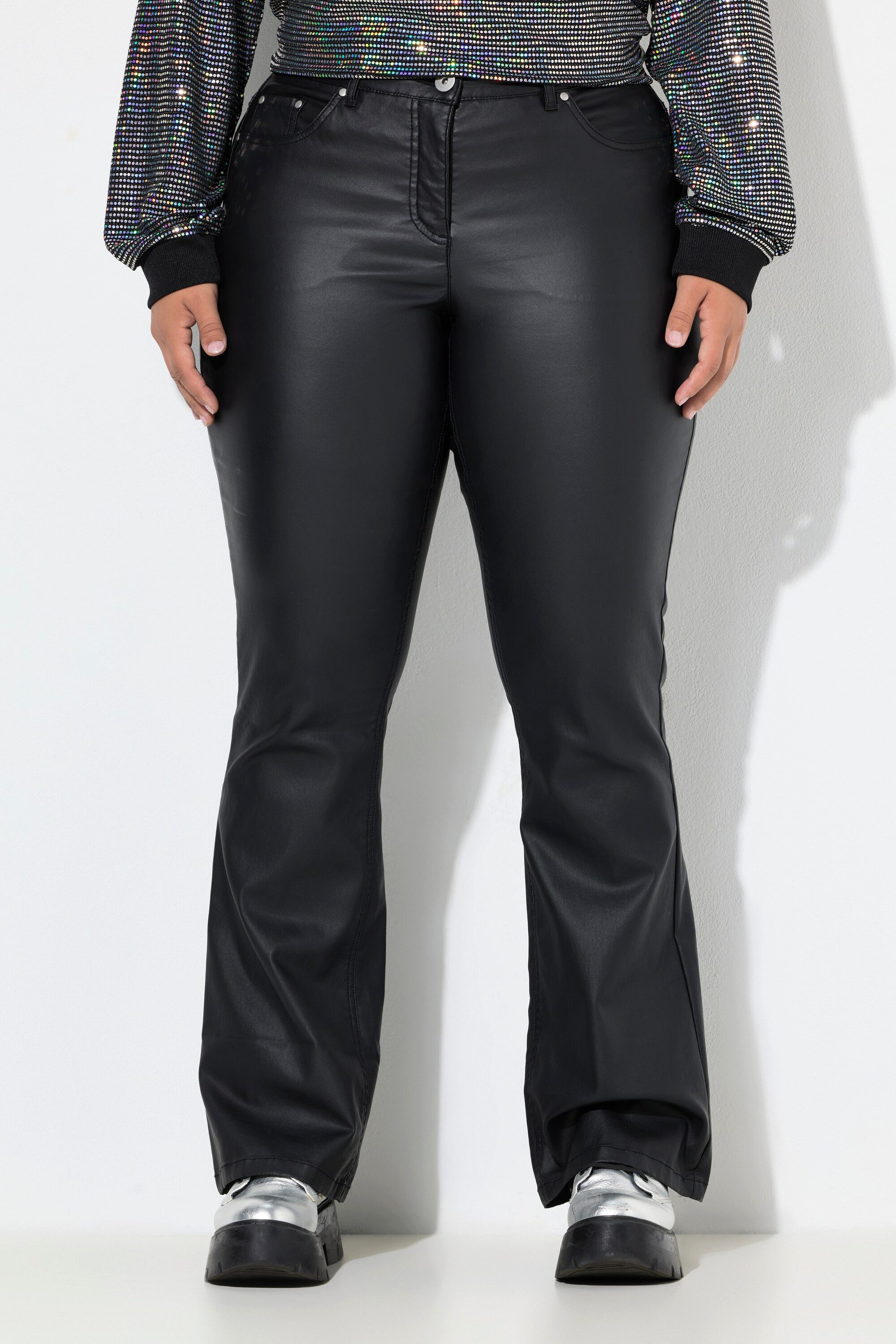 Angel of Style Regular-fit-Jeans Bootcut-Jeans Schlag Coating 5-Pocket günstig online kaufen