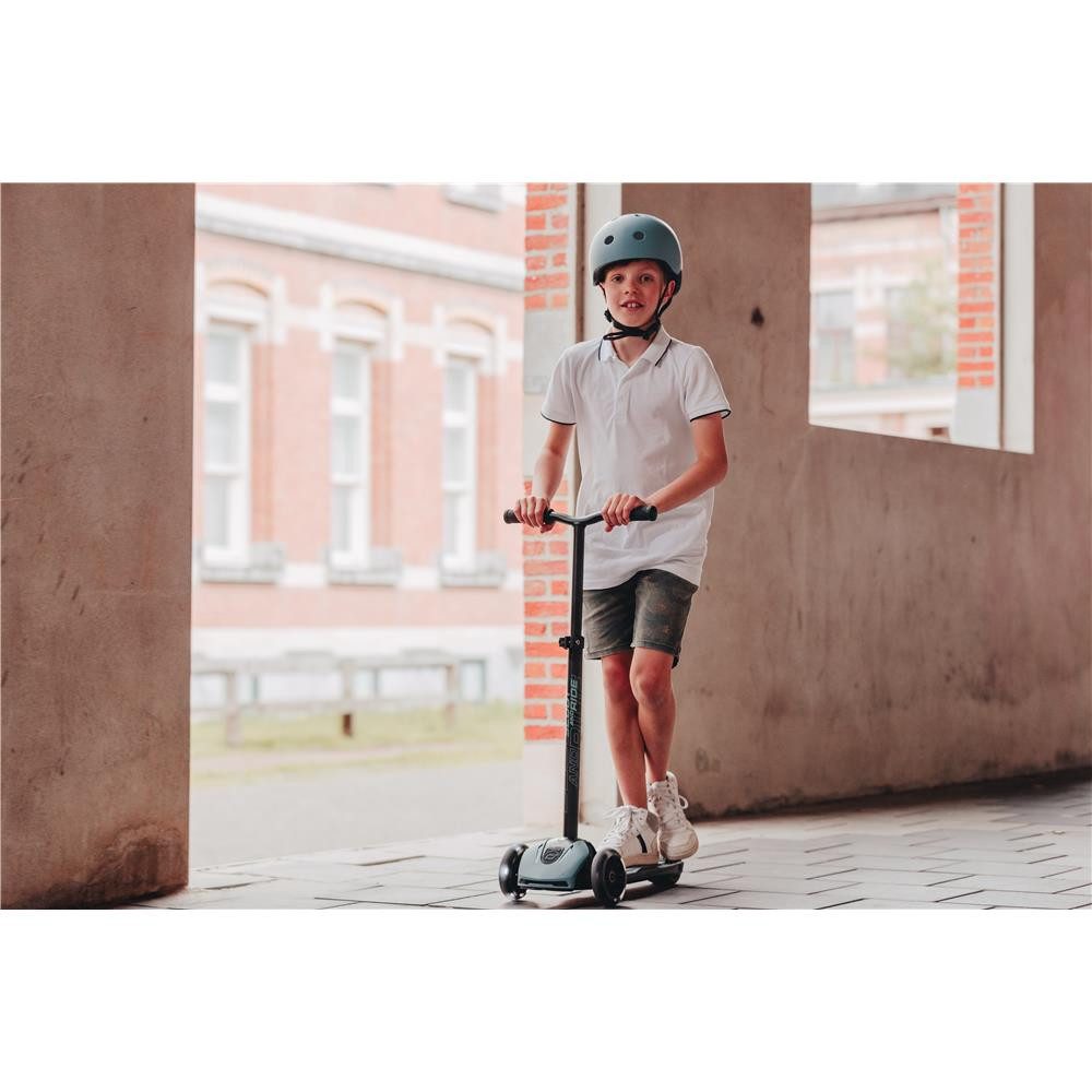 Scoot and Ride Dreiradscooter Scooter Highwaykick 5, Kinderroller ab 5 Jahren in Dunkelblau – Bild 3 von 4