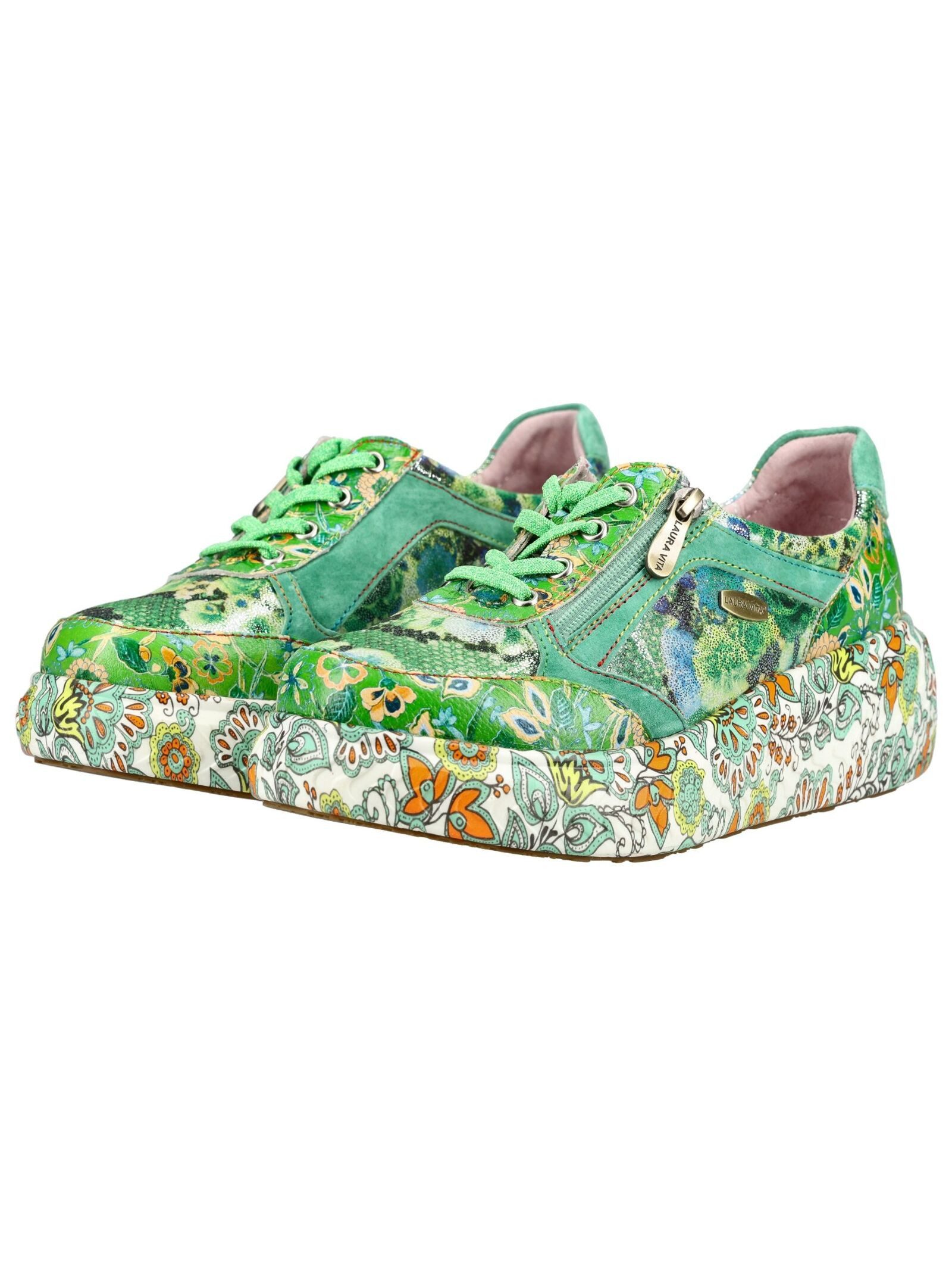 LAURA VITA LAURA VITA Sneaker Leder/Textil Plateausneaker – Bild 4 von 5