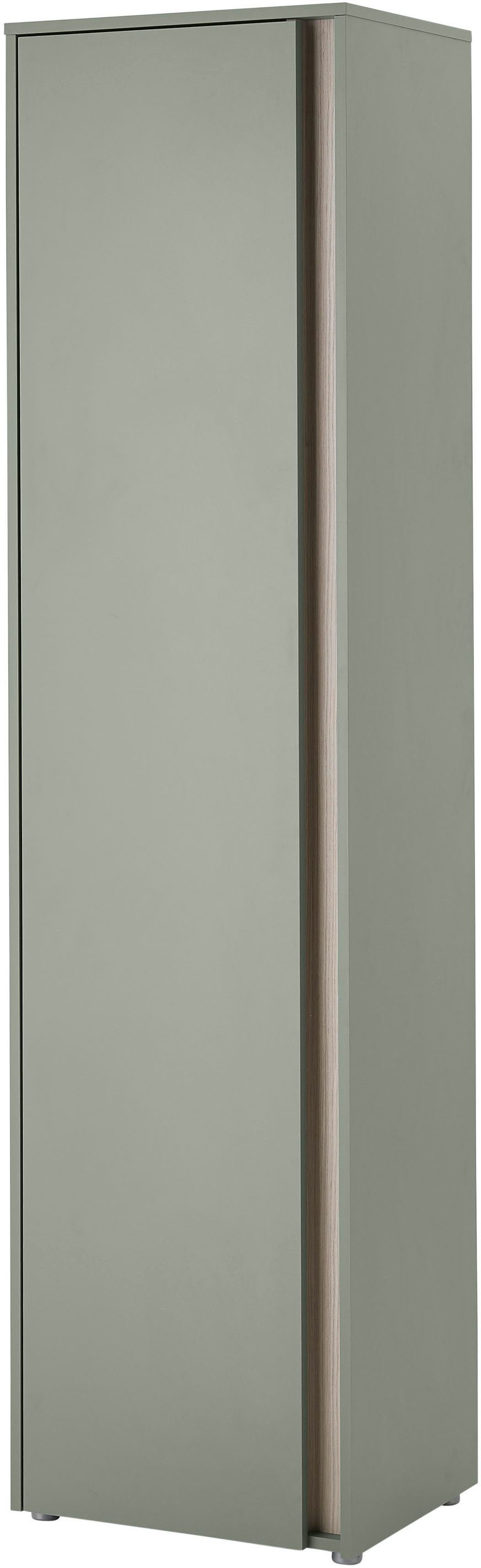 Home affaire Garderobenschrank GiRON/CiTY, moderner Schrank, Schuhschrank mit Stauraum 9 Einlegeböden, 10 Fächer, Tür beidseitig montierbar, 50 cm breit
