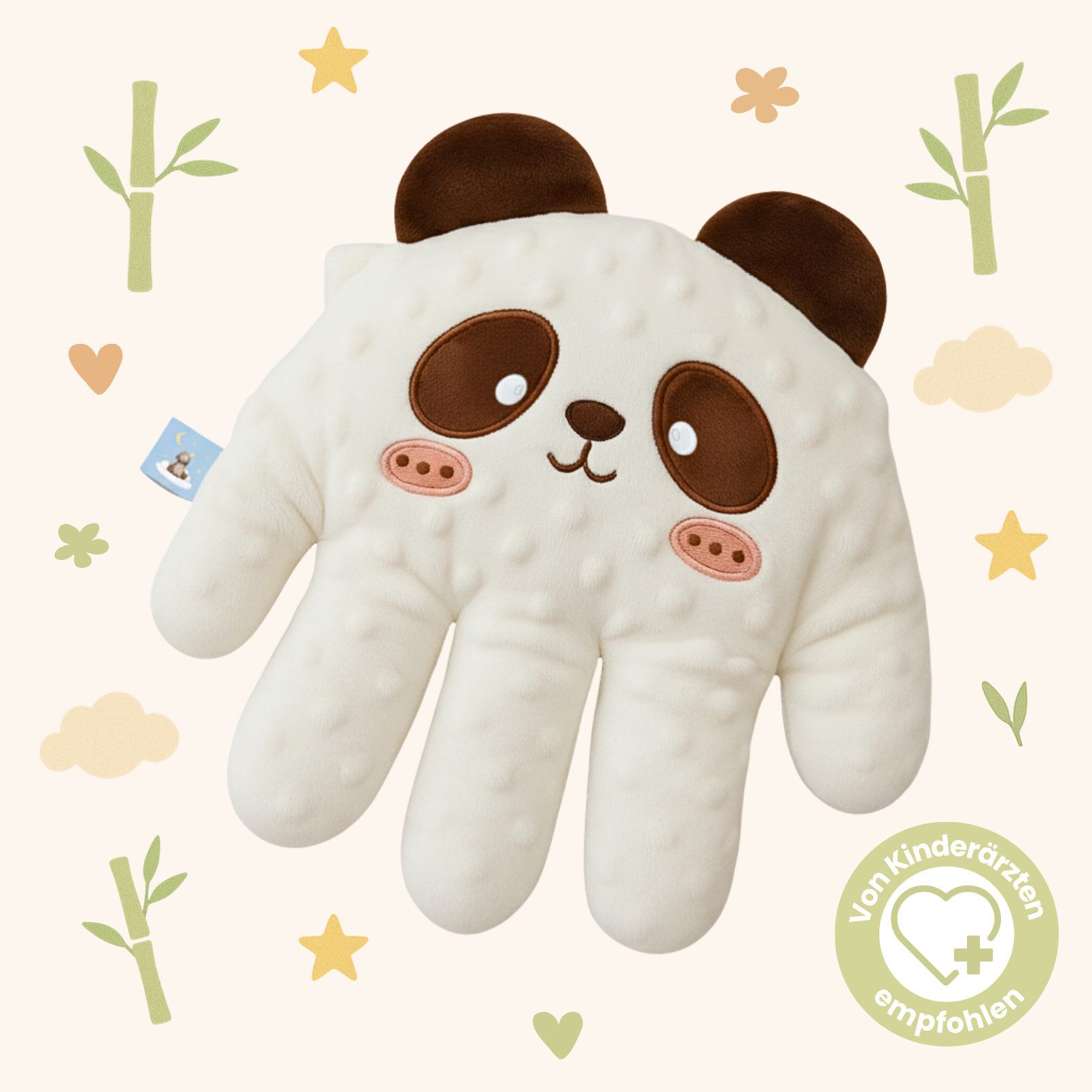 Winch Babykissen Kuscheltier- Klopfer für Kinder, schnell und ruhig Einschlafen, hypoallergene Materialien, kinderfreundlich, wärmend, Fernbedienung