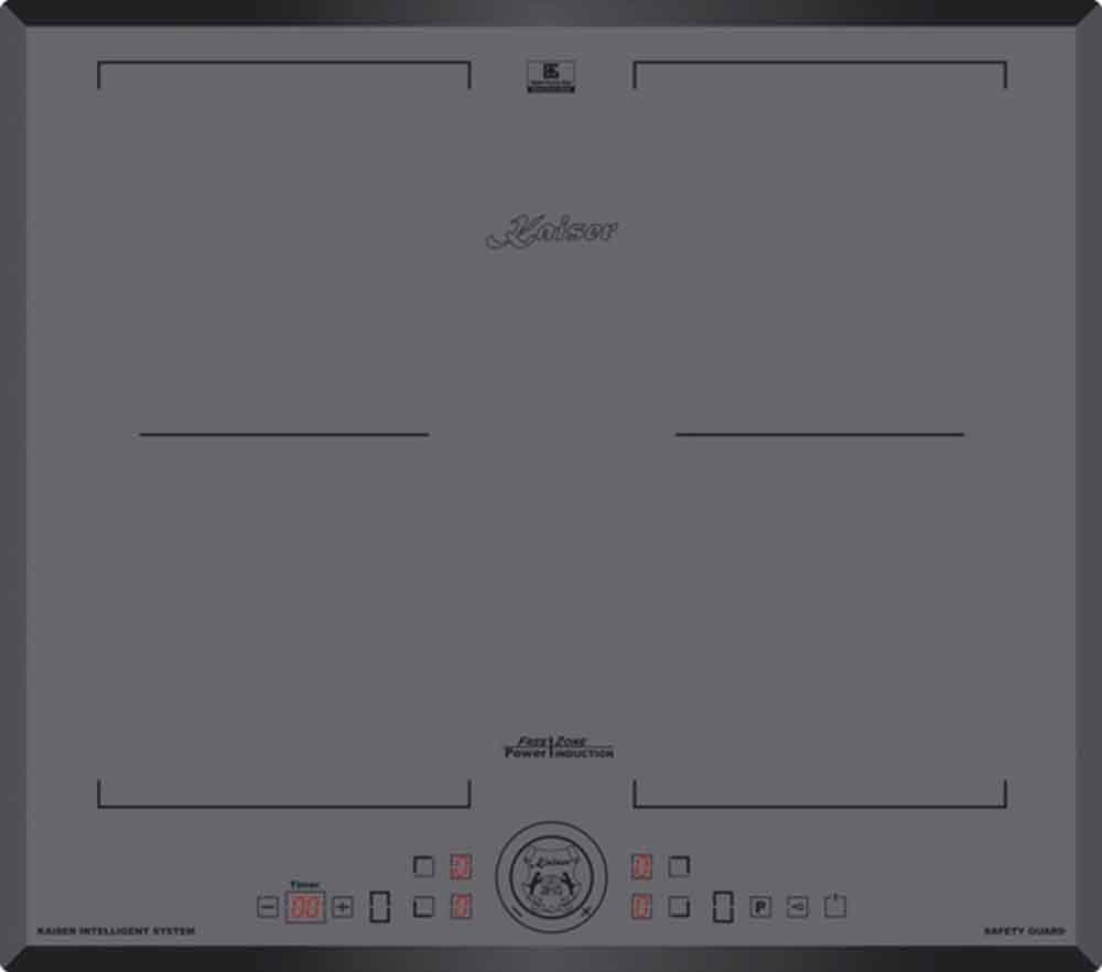 Kaiser Küchengeräte Induktions-Kochfeld, Kaiser Flex Induktionskochfeld 60 cm Einbau Herd