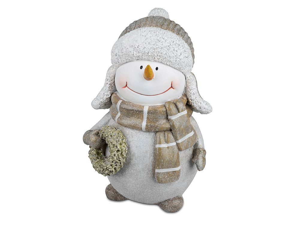formano Schneemann Winterdekoration im 2er Set oder Einzeln 10 - 18 cm