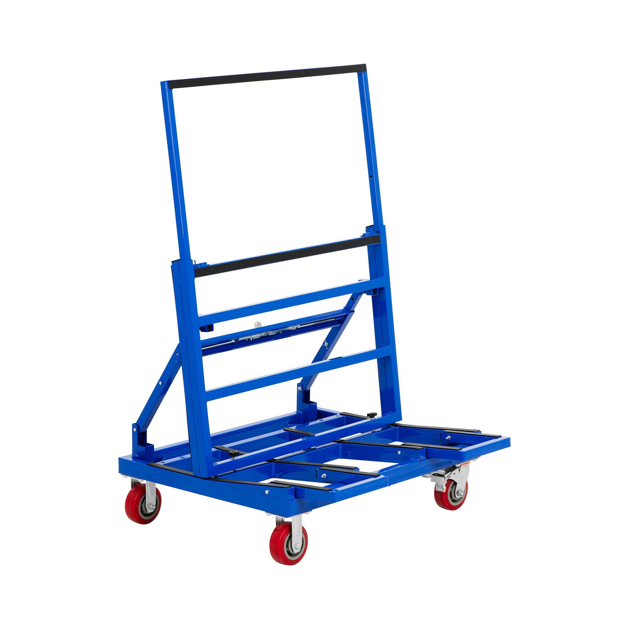 MSW Transportwagen 600kg Plattformwagen Trockenbauwagen Handwagen Lagerwagen Plattenwagen
