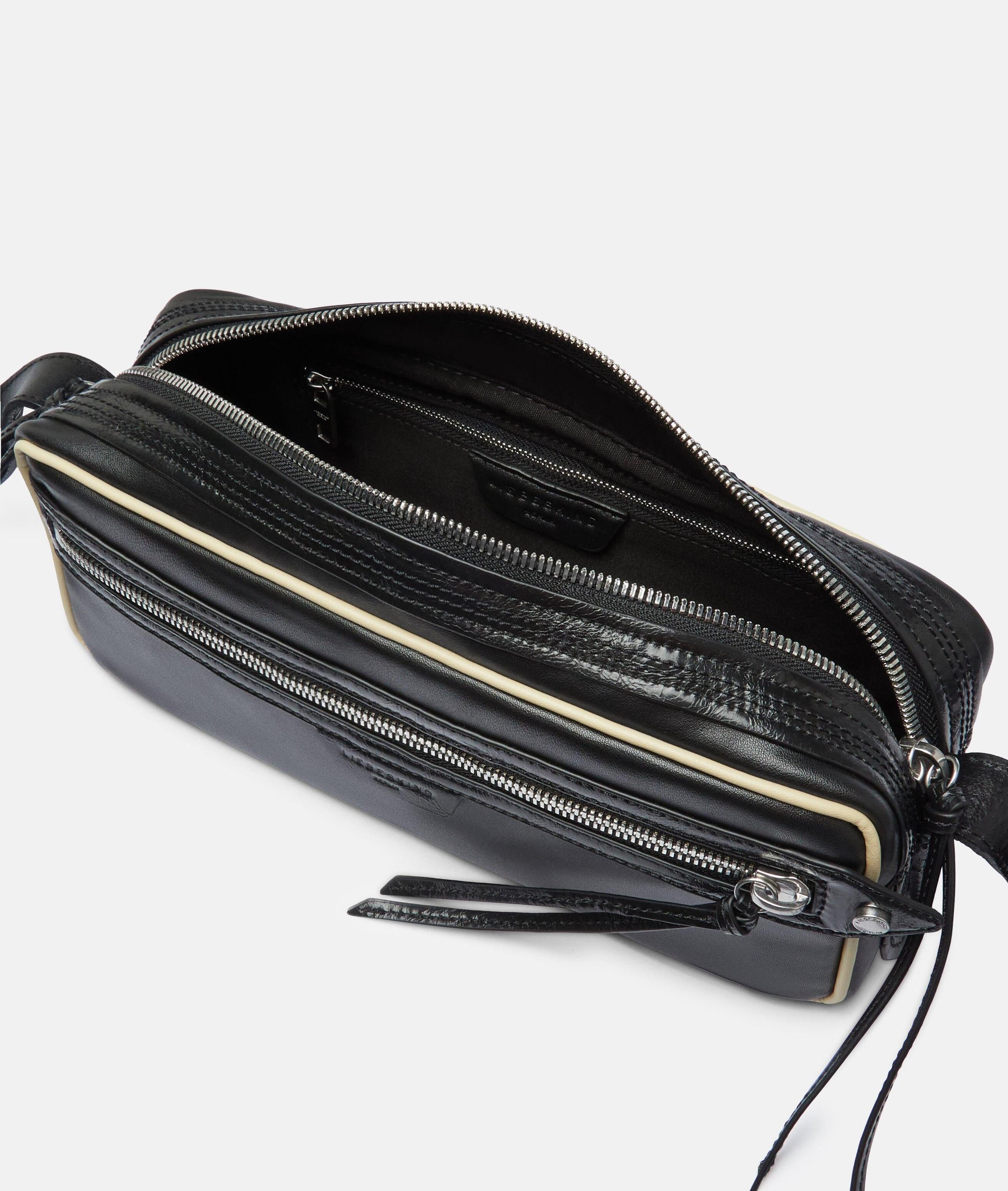Liebeskind Berlin Schultertasche Juno Satchel S, Handliche Schultertasche in Glattlederoptik