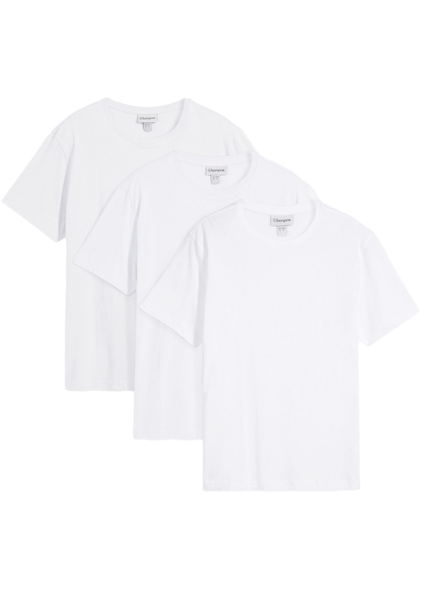bonprix T-Shirt (Packung, 3-tlg., 3) bequemer Regular Fit, Rundhalsausschni günstig online kaufen