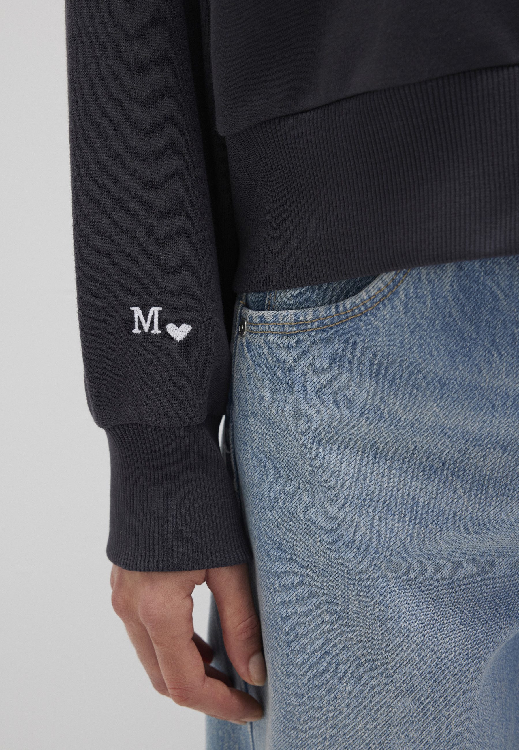 Mavi Rundhalspullover CREW NECK SWEATSHIRT Sweatshirt cropped