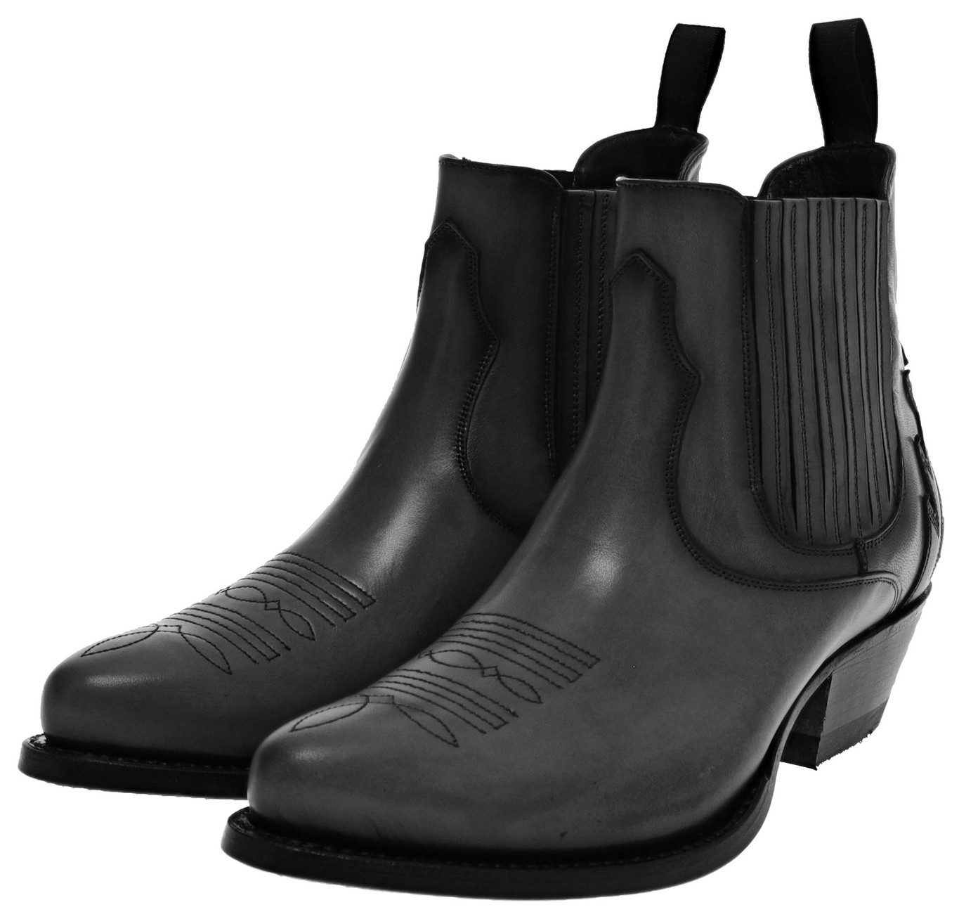 2487 Marilyn Gris Damen Westernstiefelette Grau Westernstiefelette