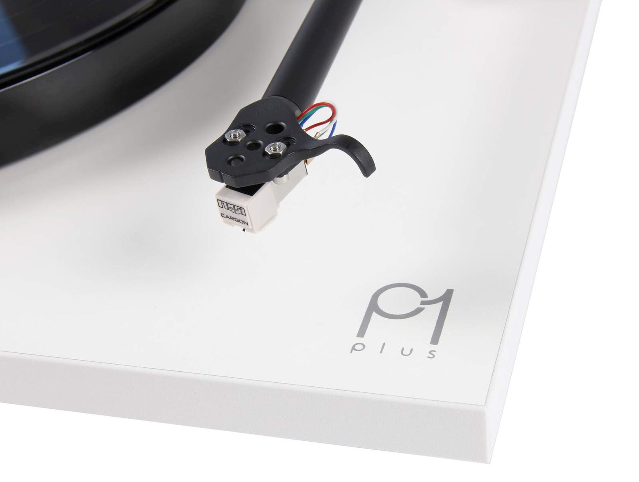 rega Rega Planar 1 Plus Plattenspieler Weiß Matt mit MM-Tonabnehmer Phono Plattenspieler (Riemenantrieb, nicht zutreffend, Plug-and-Play, 2 Geschwindigkeiten,mit Abdeckhaube/Deckel)
