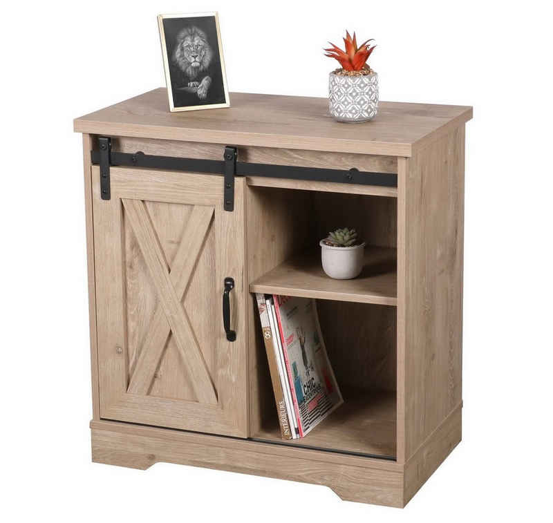 Urban Living Kommode Anrichte Schrank Sideboard Kommode MANHATTAN, L70 x B39,5 x H71,5 cm, max. Belastbarkeit 50 kg