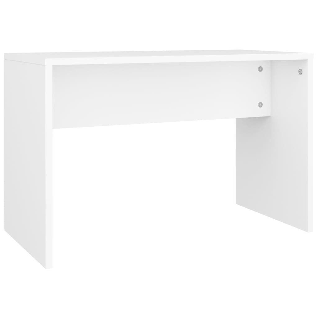 vidaXL Fußhocker NA Schminkhocker Weiß 70x35x45 cm Spanplatte