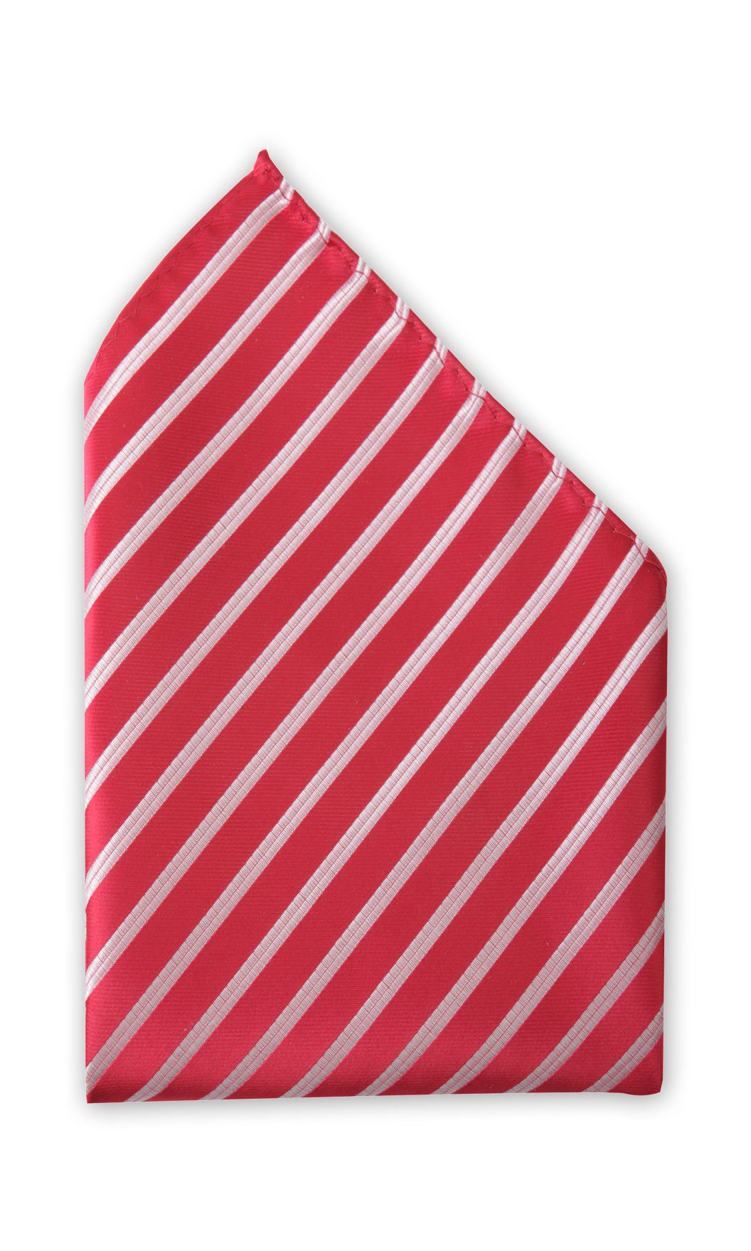Fabio Farini Einstecktücher 8cm Krawatte (8cm), in Dunkelrot/Silber Herren & Einstecktuch) (Set, Schlips Breit mit (25x25cm)