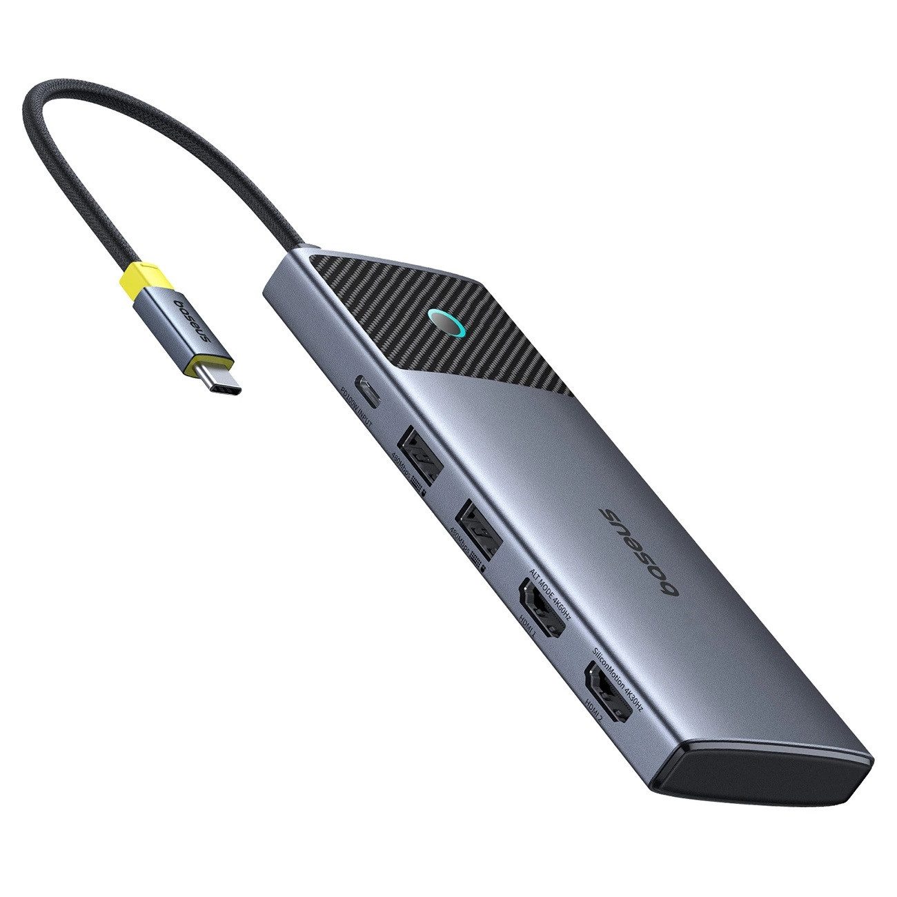 7in1 HUB Baseus USB-C – USB-C PD100W / 2x USB-A / 2x HDMI 4K usw. USB-Adapter