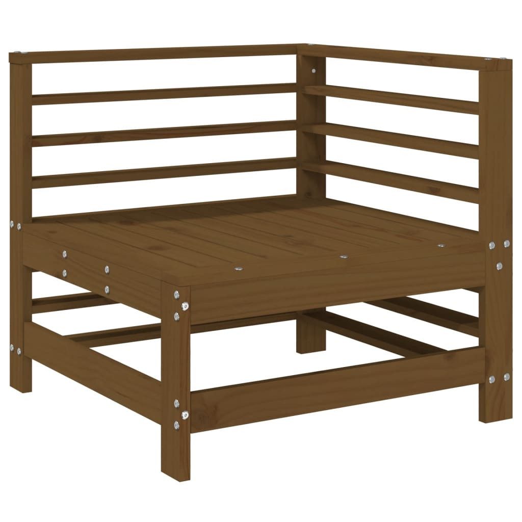 vidaXL Sofaelement Garten-Ecksofa Honigbraun Massivholz Kiefer günstig online kaufen