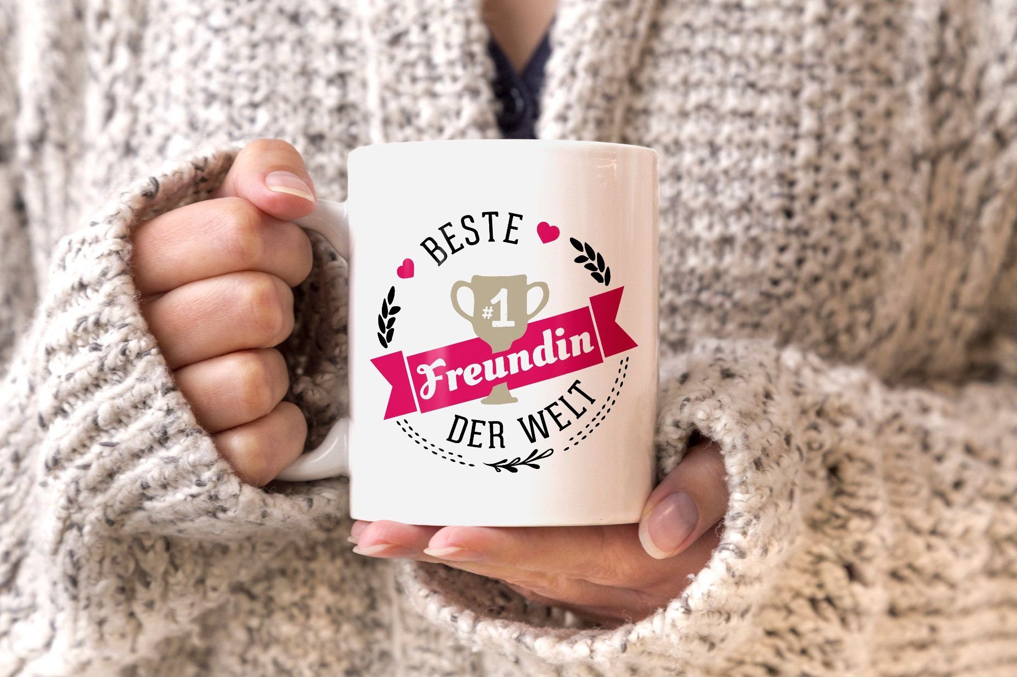 Freundin Welt Kaffee-Tasse Object] {bester_t_[object Object]} [object Geschenk weiß Tasse Object] Keramik MoonWorks [object für der MoonWorks®,