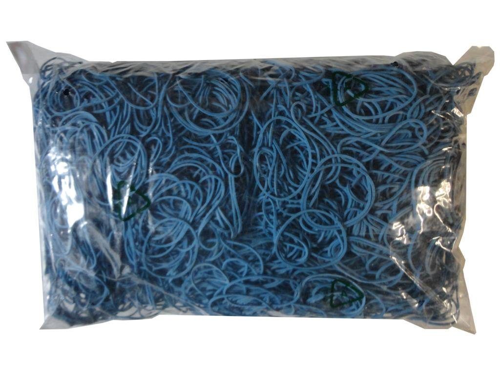 WBV - Westdeutscher Bindegarn-Vertrieb Eselgrimm GmbH & Co. KG Gummibänder 1kg Gummibänder Gummiringe blau Breite=1mm Ø=20mm