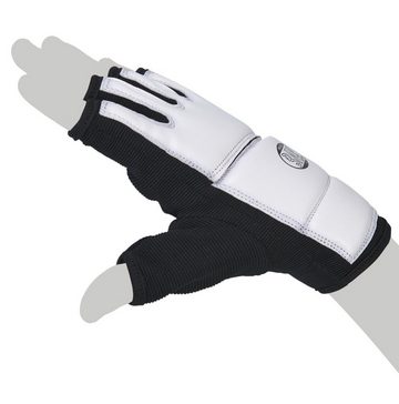 BAY-Sports MMA-Handschuhe Touch Krav Maga Wing Tsun Handschutz Handschützer weiß, XXS - XXL Erwachsene und Kinder