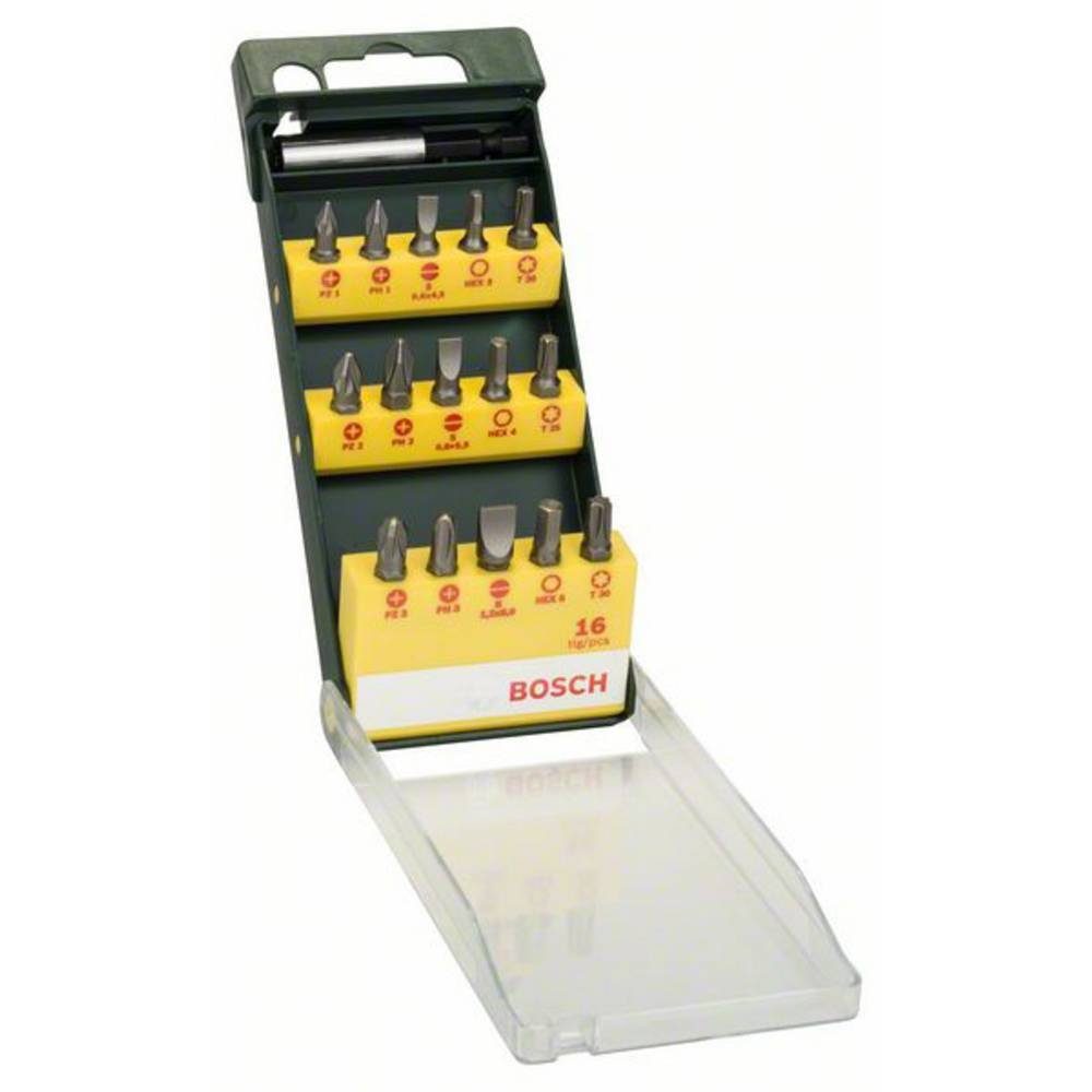 Bit-Set 16-teiliges Schrauberbit-Set mit magnetischen