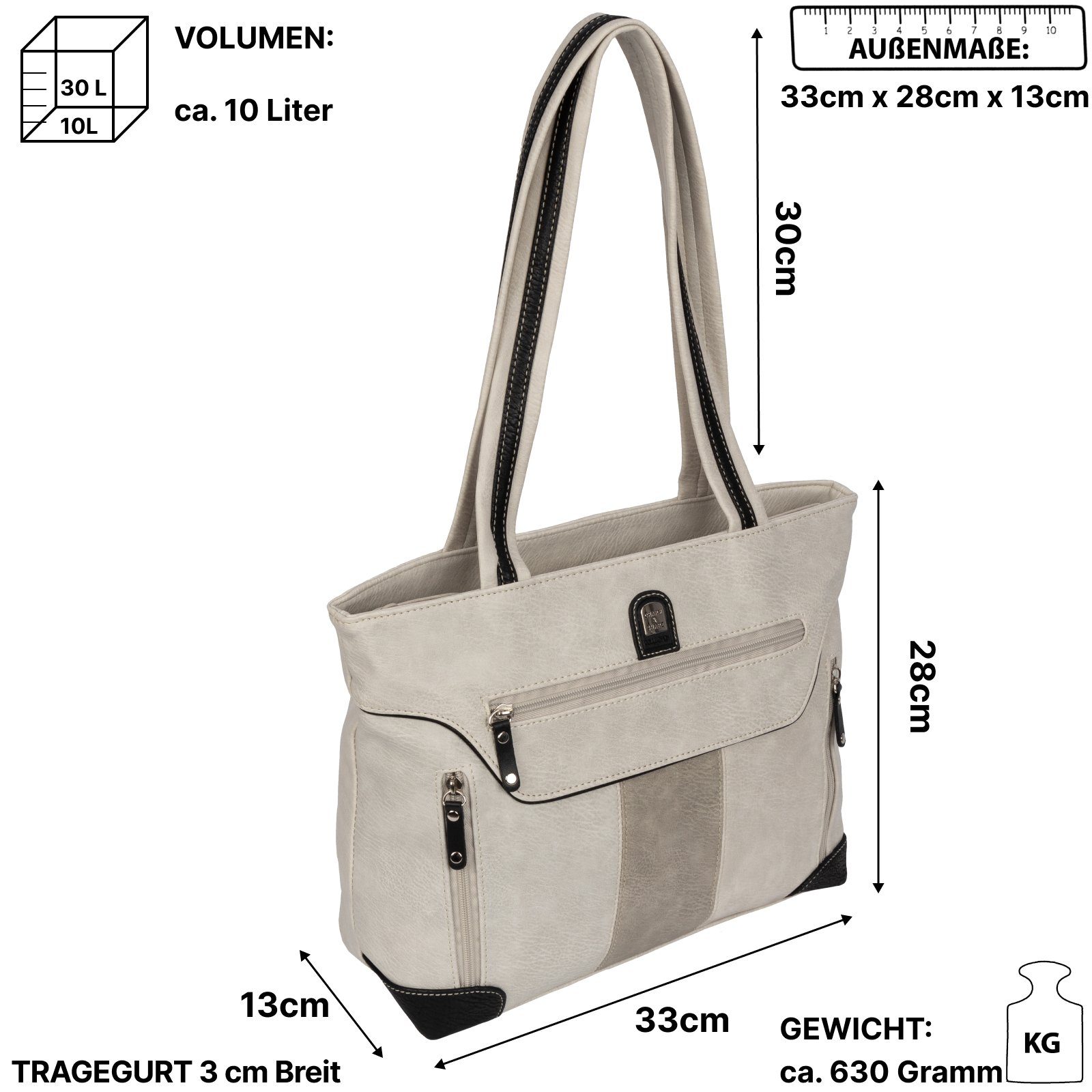 EAAKIE Umhängetasche Damen Tasche Schultertasche Umhängetasche Leder Optik Handtasche, als Schultertasche,Shopper,Handtasche tragbar