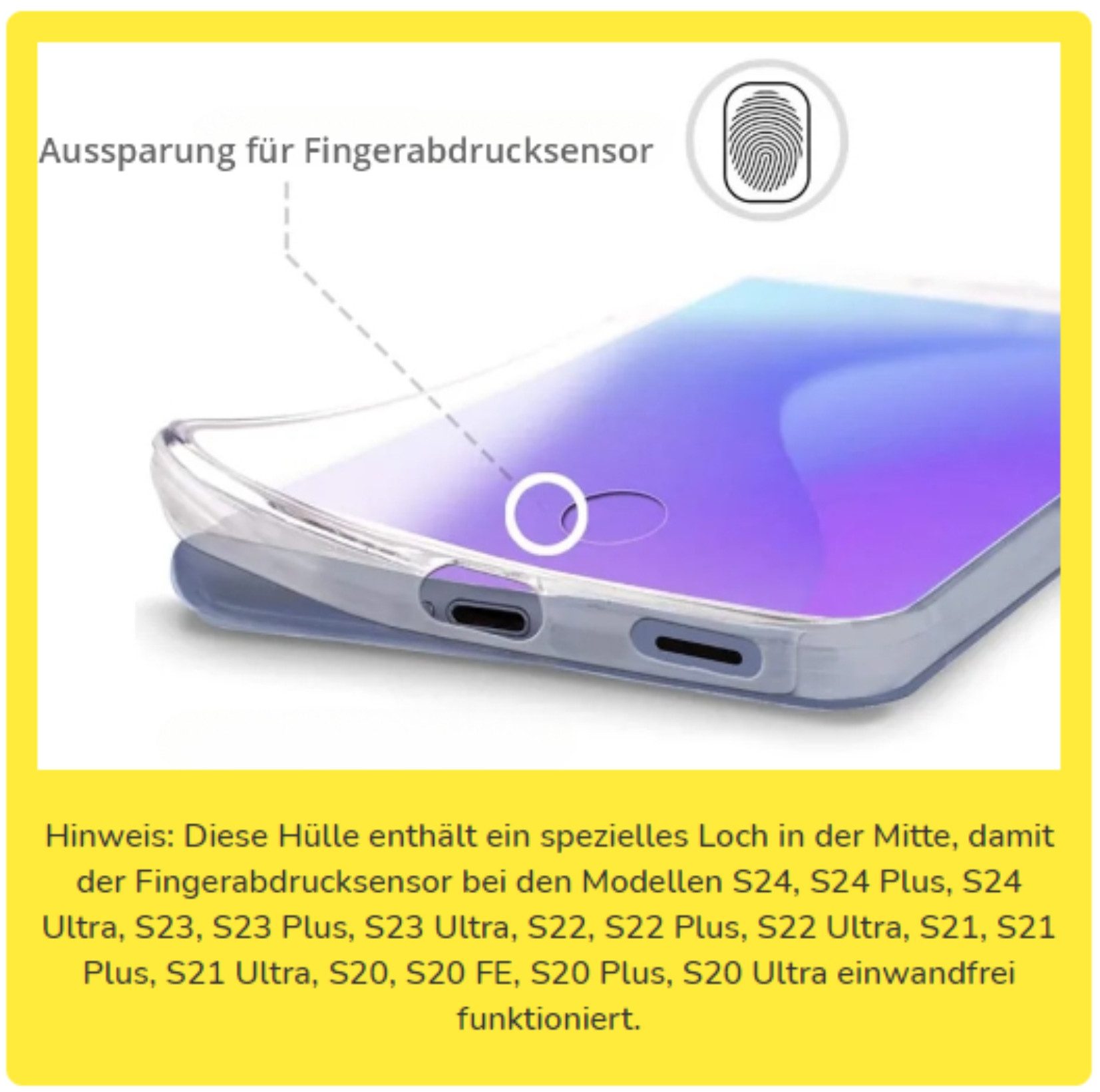 Mycotech Handyhülle Hülle für Samsung S-Modelle 360° Bumper Für Samsung S20 Ultra