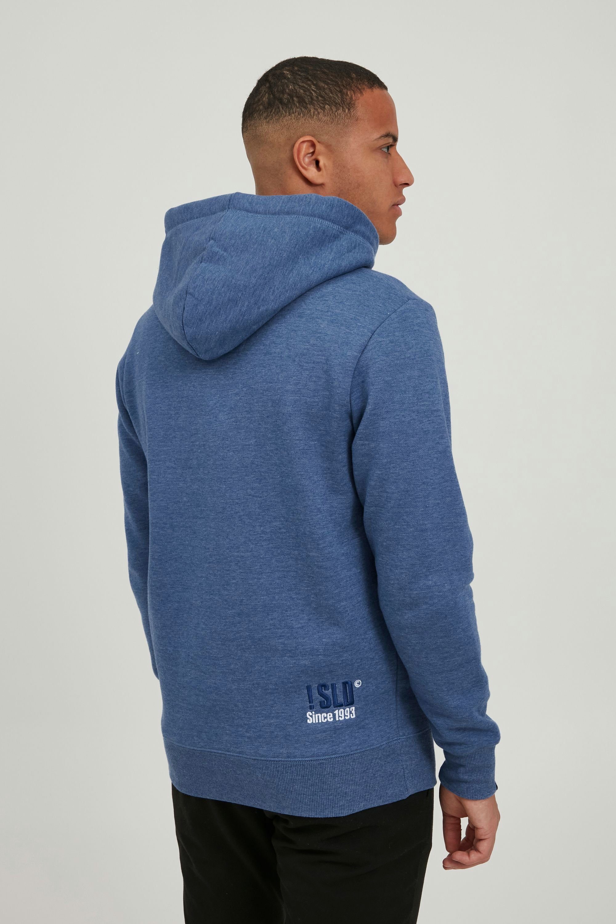 kontrastfarbenenen Faded (1542M) Kapuzensweatshirt !Solid Melange Details Blue mit SDBennHood Hoodie