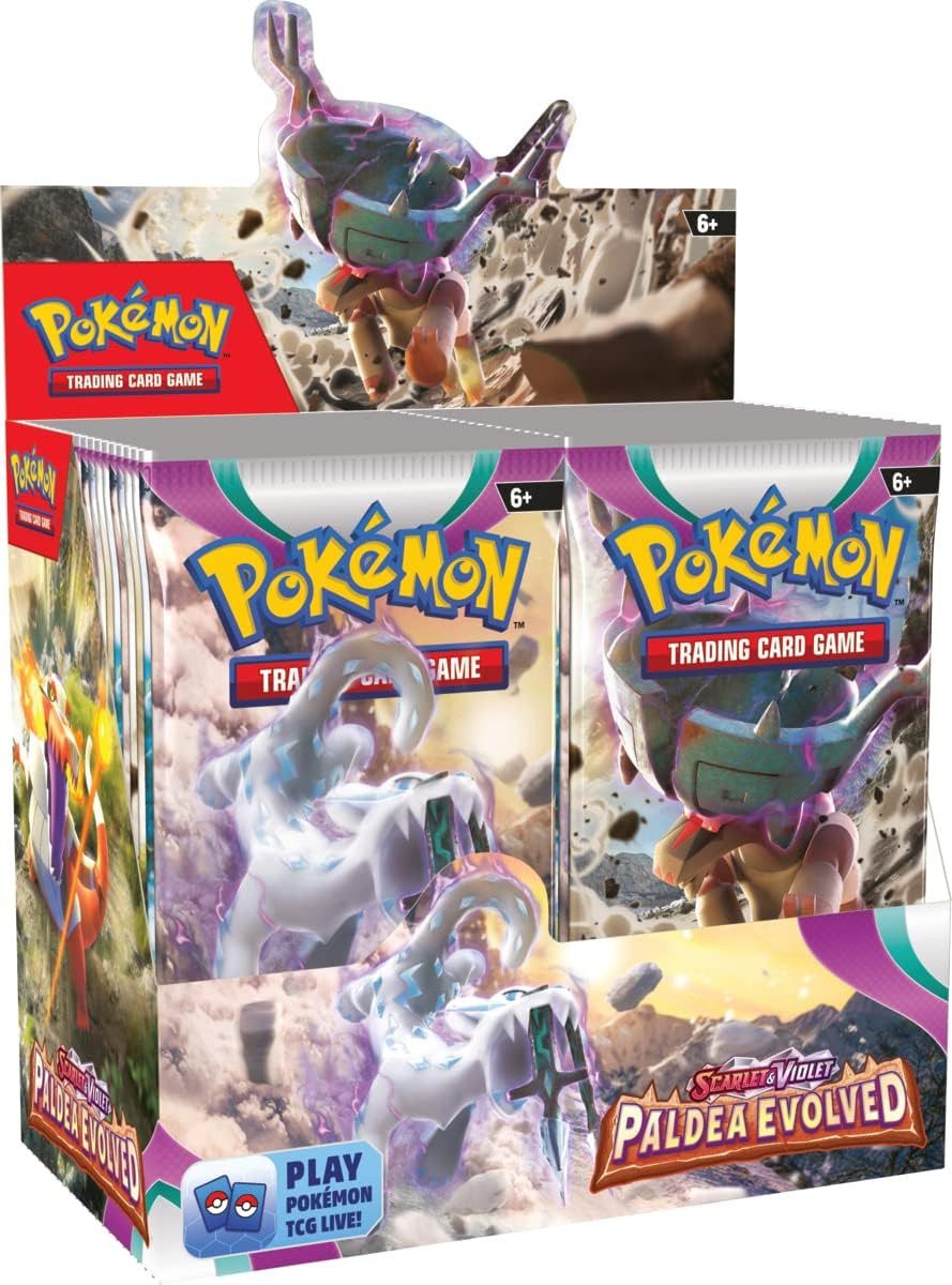 POKÉMON Sammelkarte TCG Scarlet & Violet: Paldea Evolved Booster Display Englisch, Includes 36 booster packs