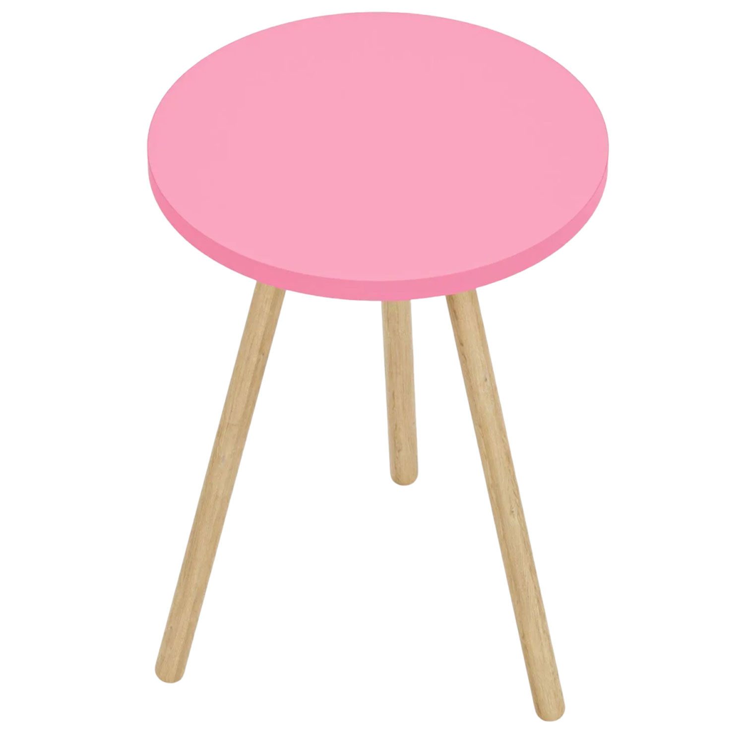 Jungengel Beistelltisch Kaffeetisch Dreibein 9x Farben Holz Ablagetisch Nachttisch Rundtisch, Vintage & Retro, Einfacher Aufbau, TSE, ISO 9001 und FSC