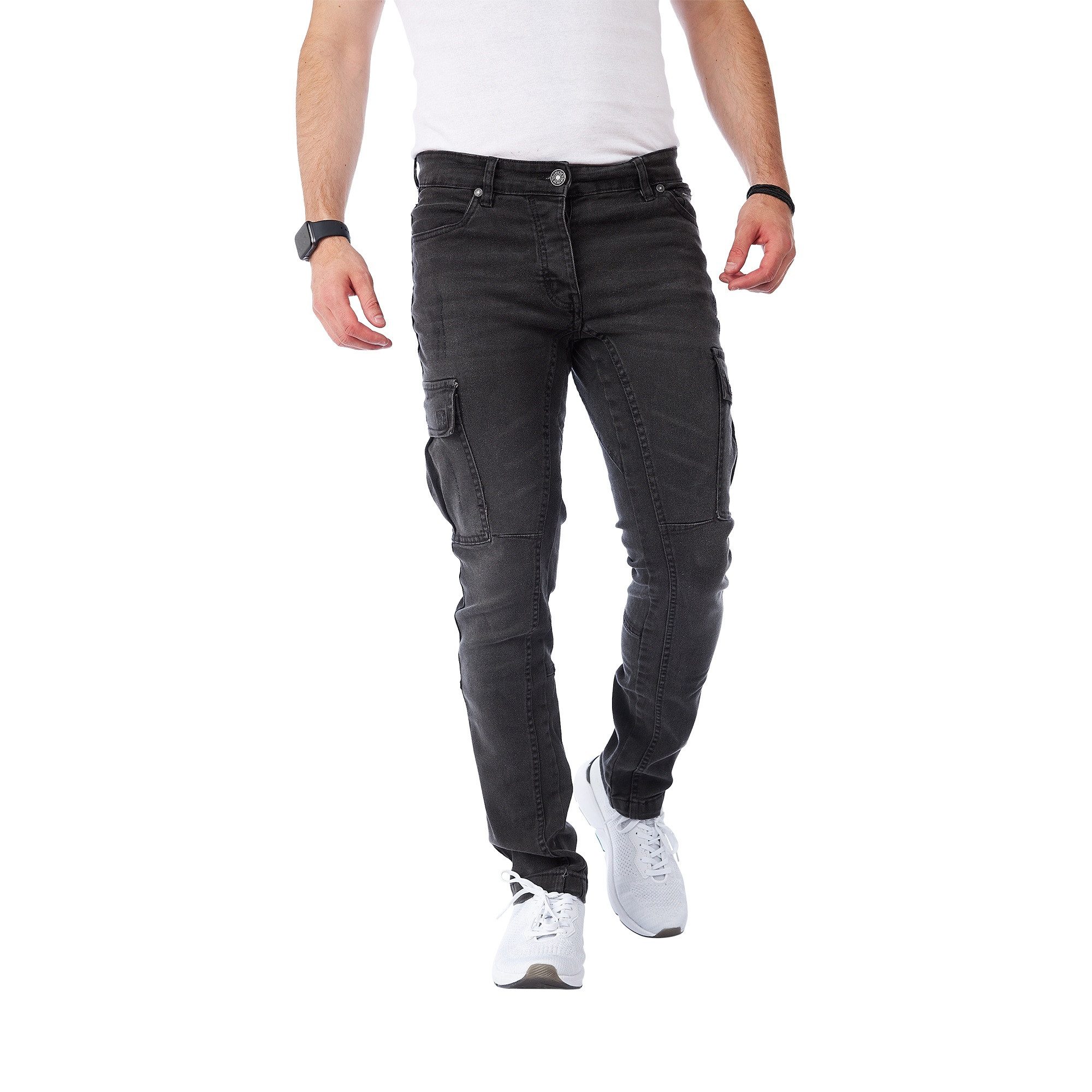 Styleko Chinohose 8004 Styleko Cargohose Herren günstig online kaufen