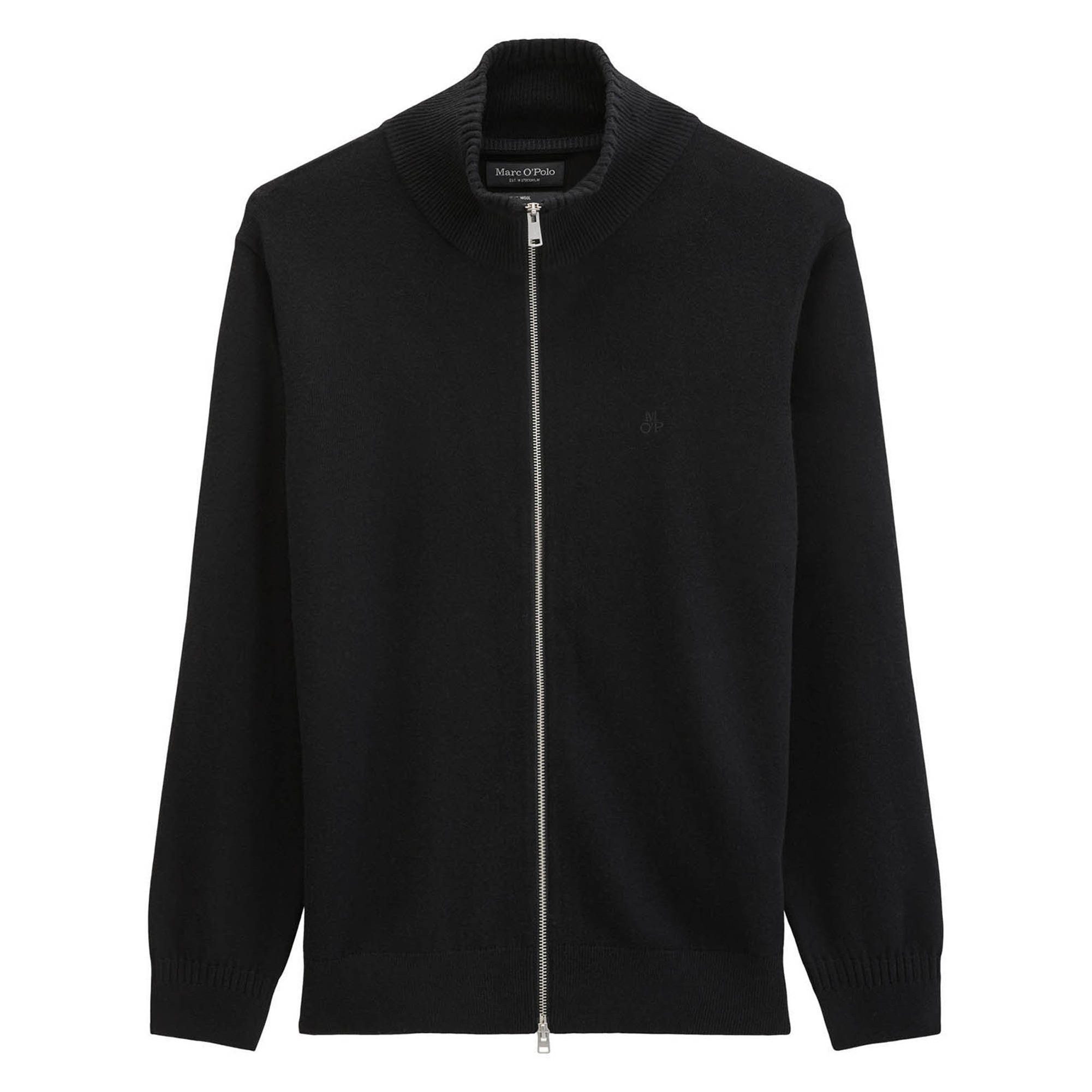 Marc O'Polo Sweatshirt Herren Strickjacke 1er Pack Baumwolle (Packung, 1er Pack)