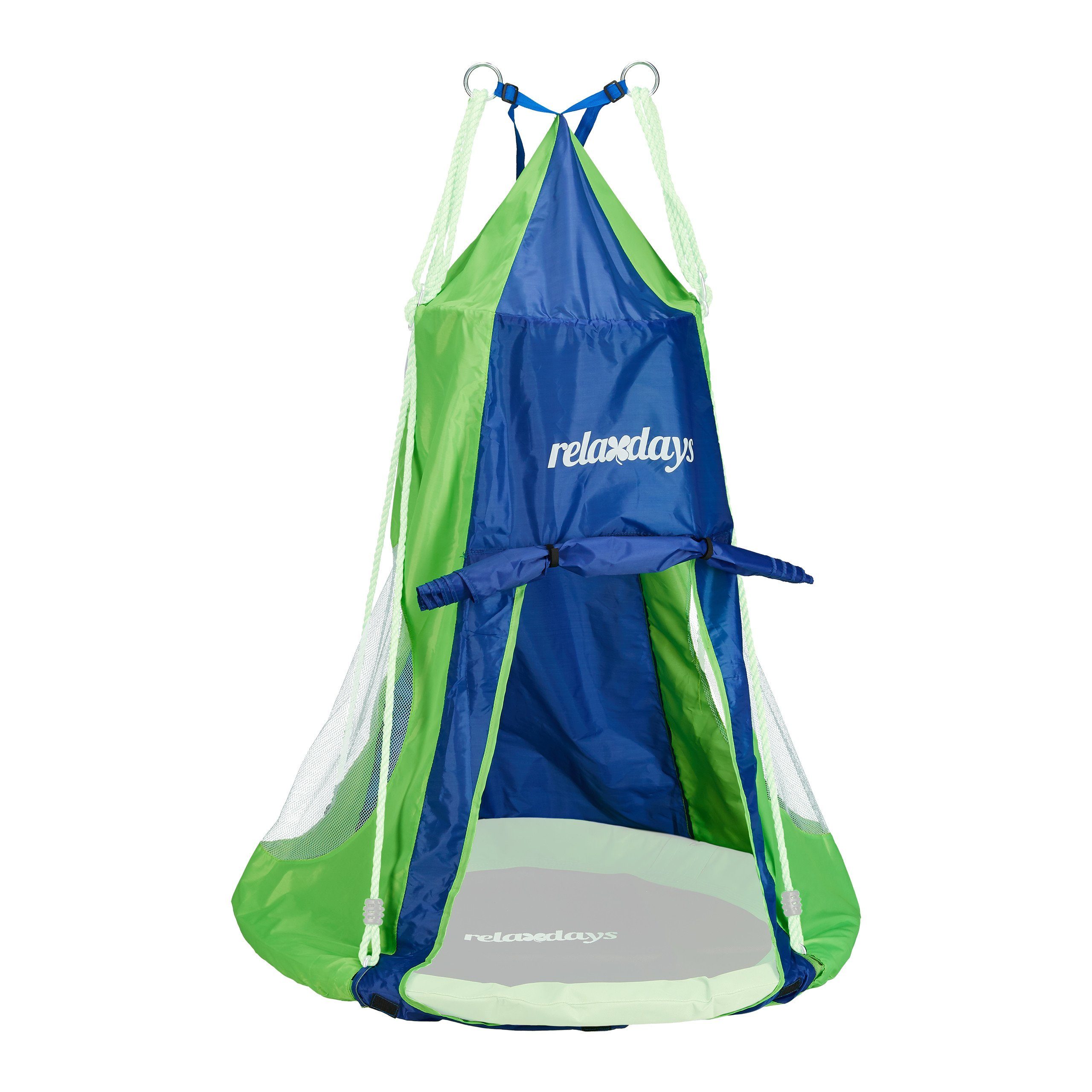 relaxdays Nestschaukel »Zelt für Nestschaukel blau-grün«, 90 cm