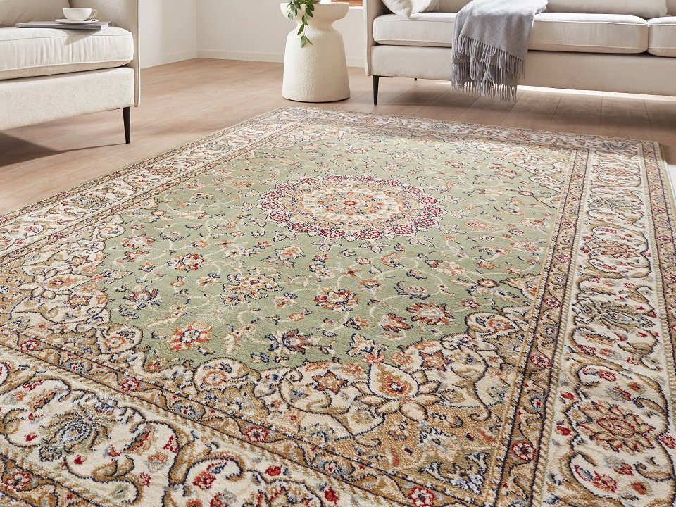 Peyer Syntex Teppich Teppich classic Design, grün, Rechteckig, Höhe: 10 mm, günstig online kaufen