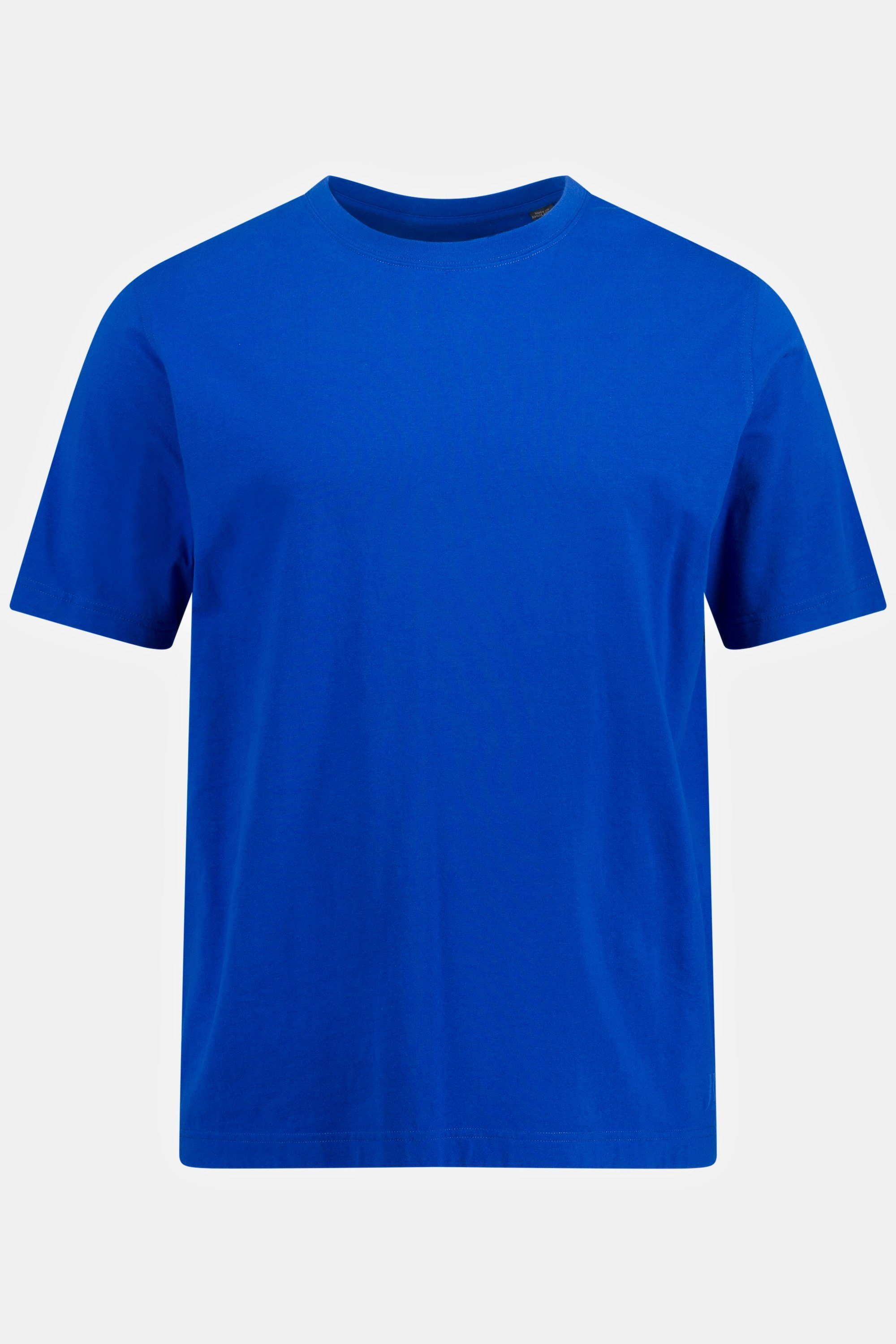 kobaltblau gekämmte bis Baumwolle Rundhals 8XL T-Shirt JP1880 T-Shirt Basic
