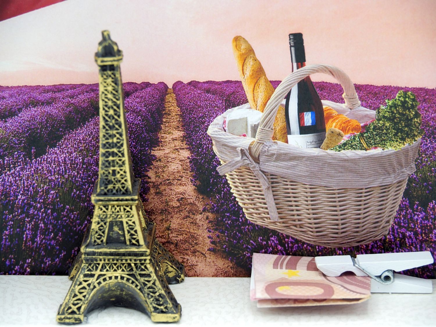 ZauberDeko Geschenkbox Geldgeschenk Verpackung Frankreich Paris Urlaub Reise Eiffelturm