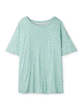Sheego T-Shirt Große Größen mit Minimalprint, aus reiner Viskose