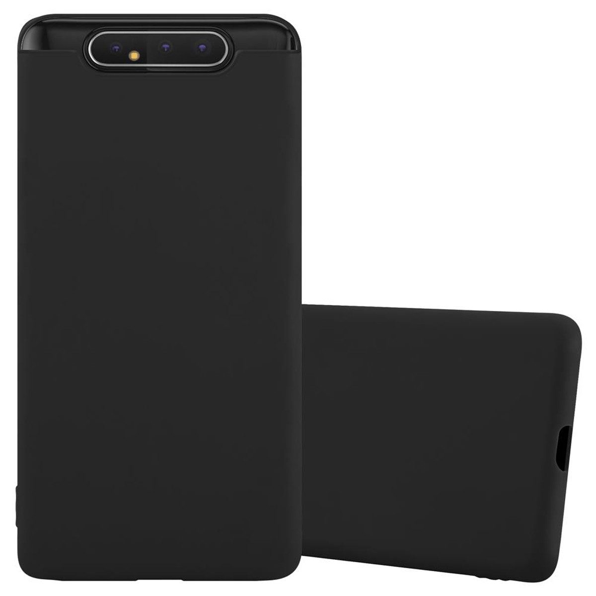 Cadorabo Handyhülle für Samsung Galaxy A80 / A90 4G Hülle Samsung Galaxy A80 / A90 4G, Flexible TPU Silikon Handy Schutzhülle - Hülle - ultra slim