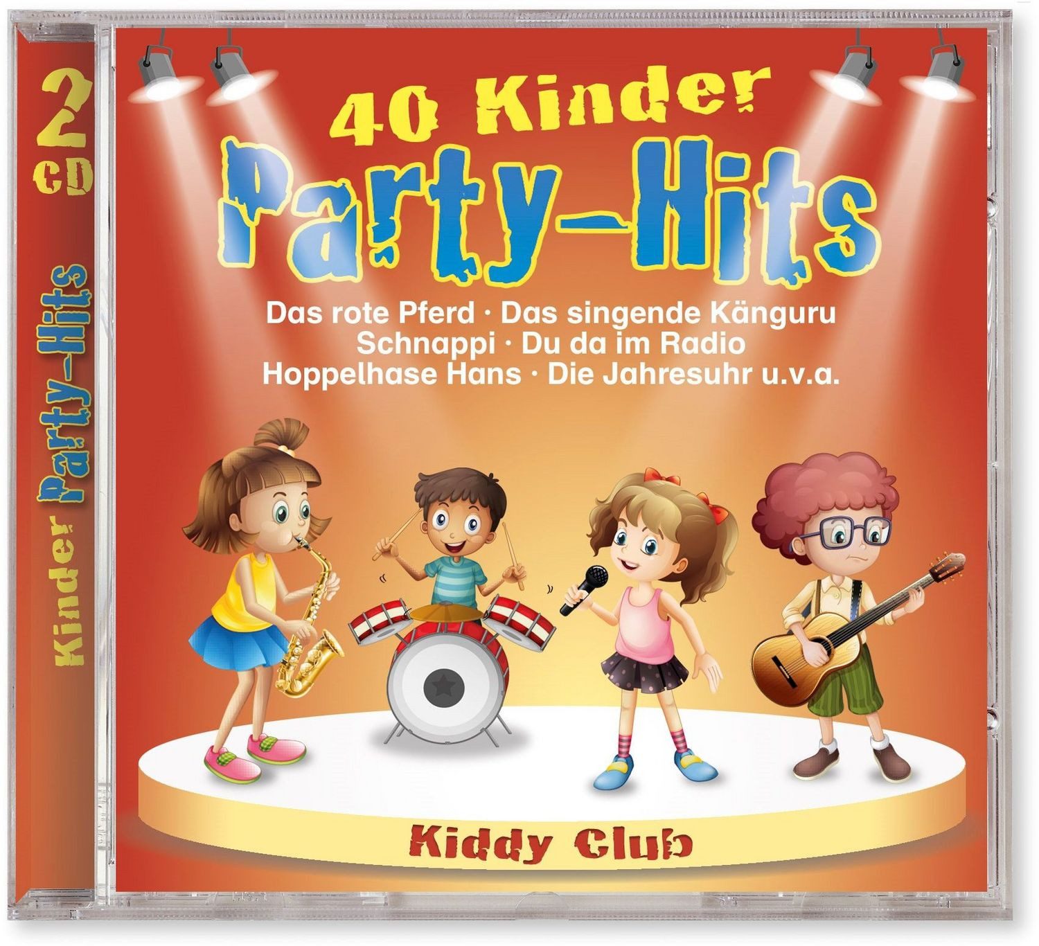 Musik-CD Kiddy Club: 40 Kinder Party-Hits (2CD)