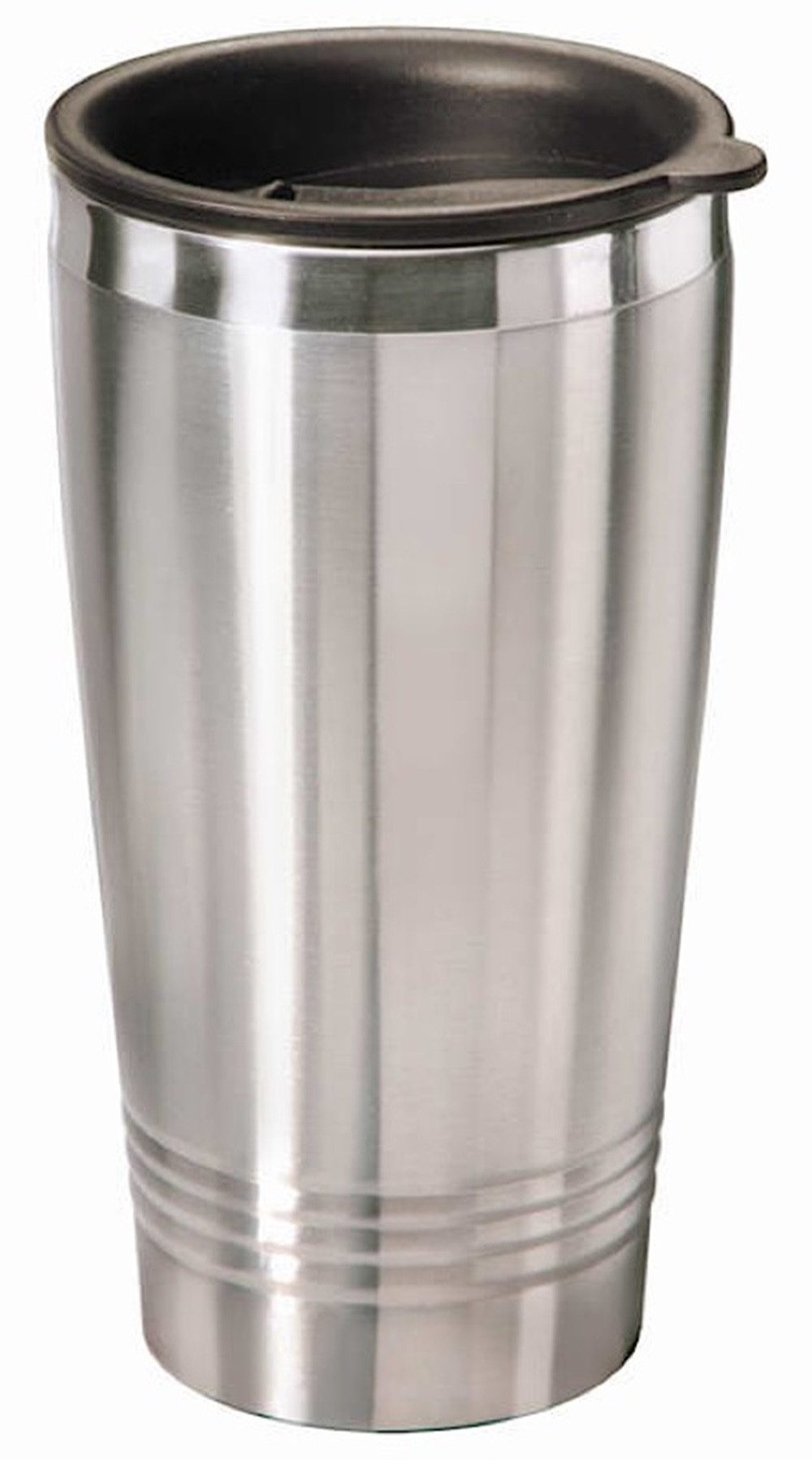 Thermobecher Isolierbecher 0,45l Edelstahl thermoisoliert passend Becherhalter Auto