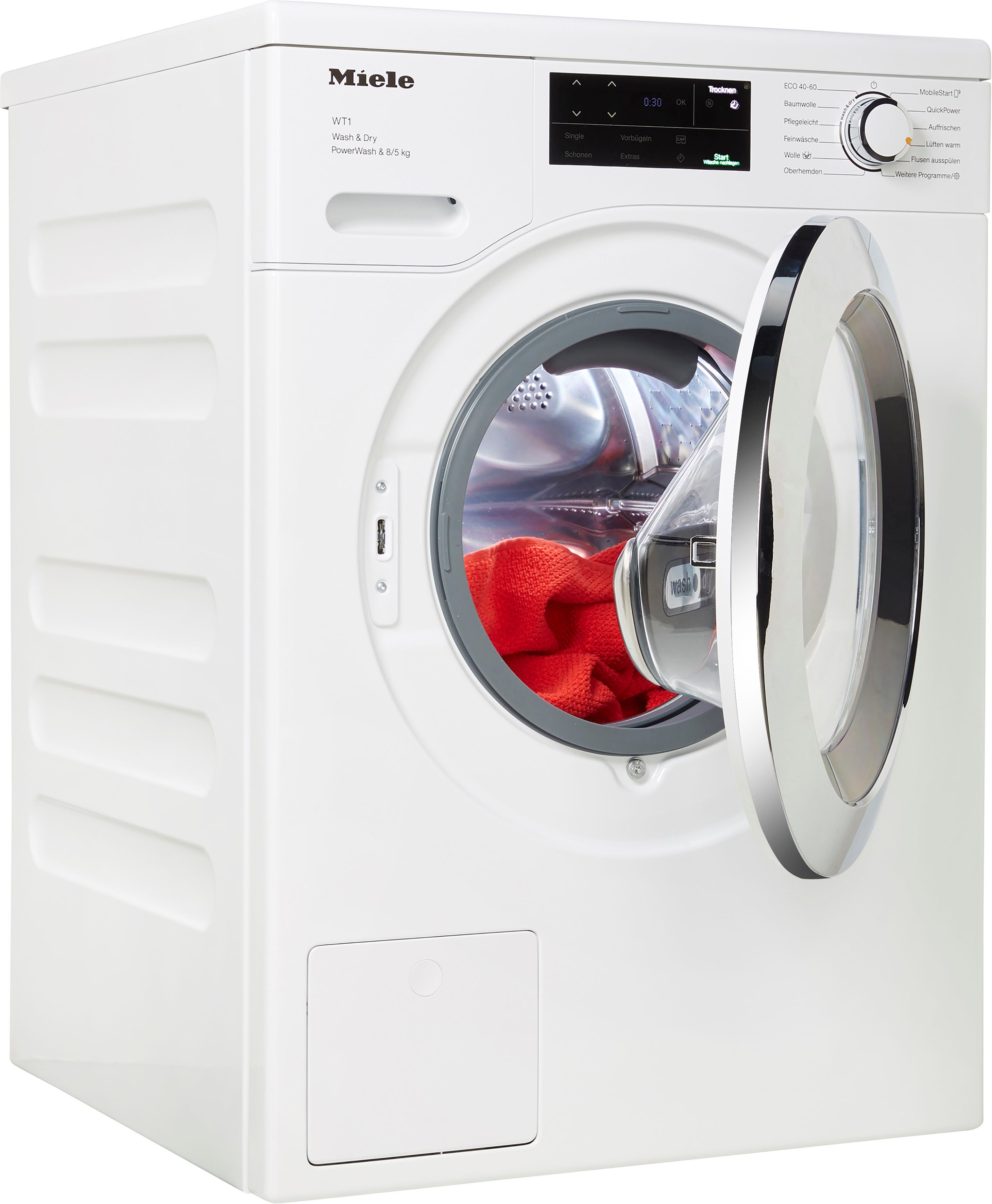 Miele Waschtrockner WTI360 WPM PWash 8/5 kg, 8 kg, 5 kg, 1600 U/min, Getestet auf 20 Jahre perfekte Wäschepflege, 25 Jahre Motorgarantie