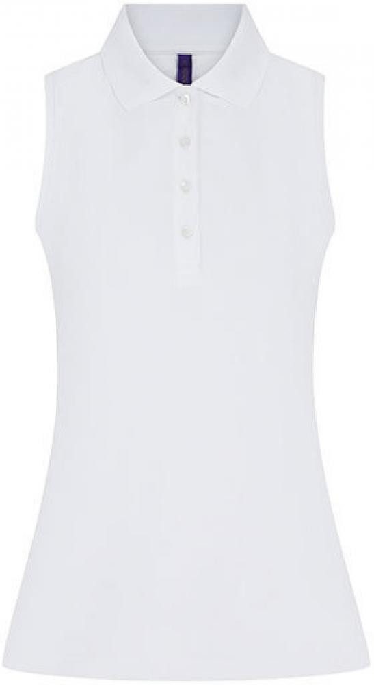 Henbury Rundhalsshirt Ladies´ Sleeveless Coolplus® Polo Shirt Damen Poloshi günstig online kaufen