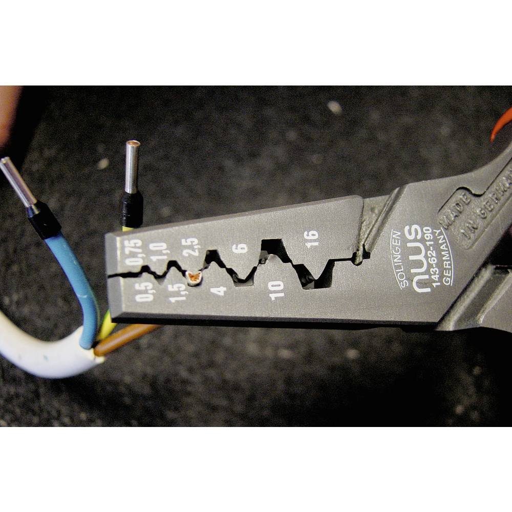 Aderendhülsen-Presszange Crimpzange einzeln NWS