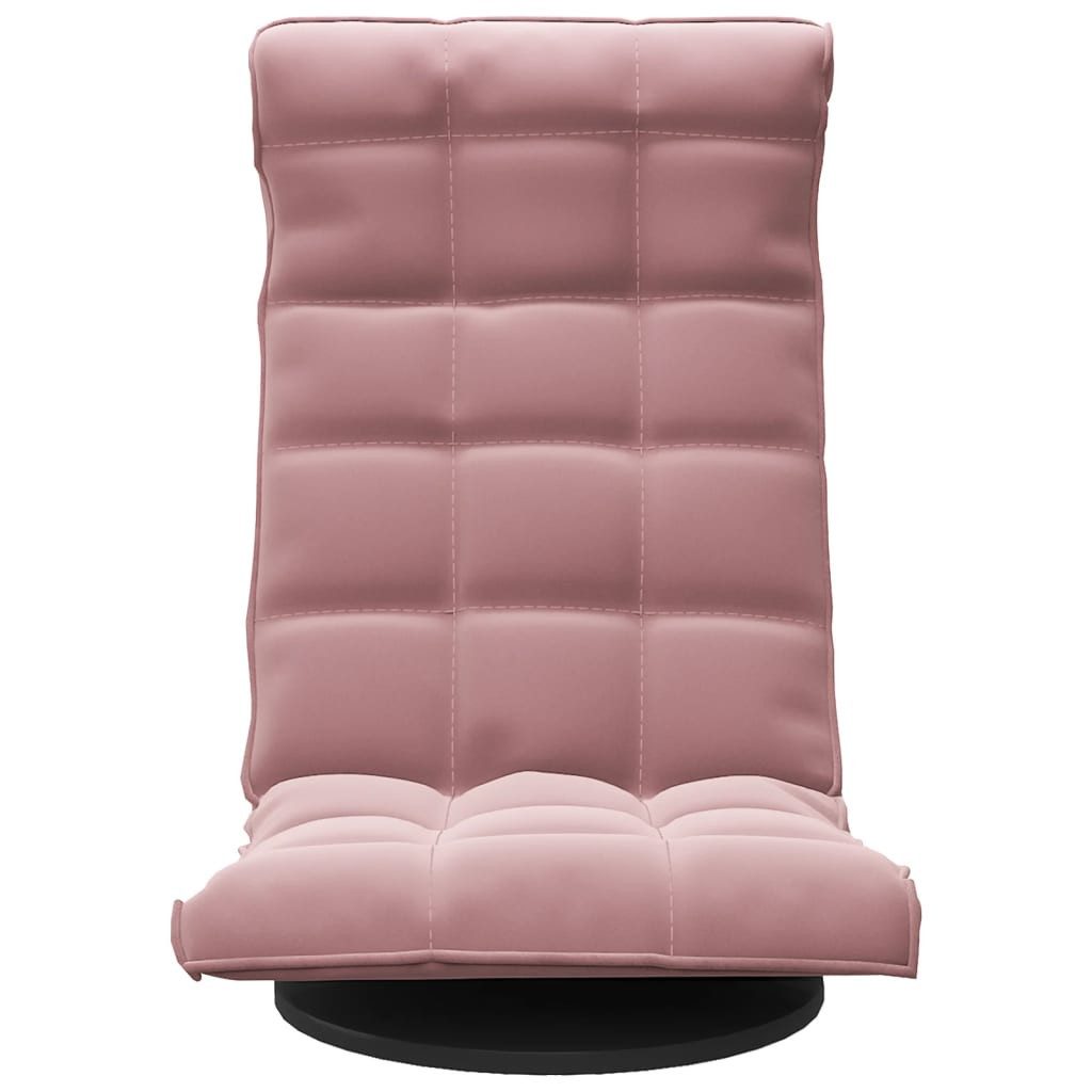 vidaXL Bodenkissen Bodenstuhl Drehbar Rosa Samt günstig online kaufen