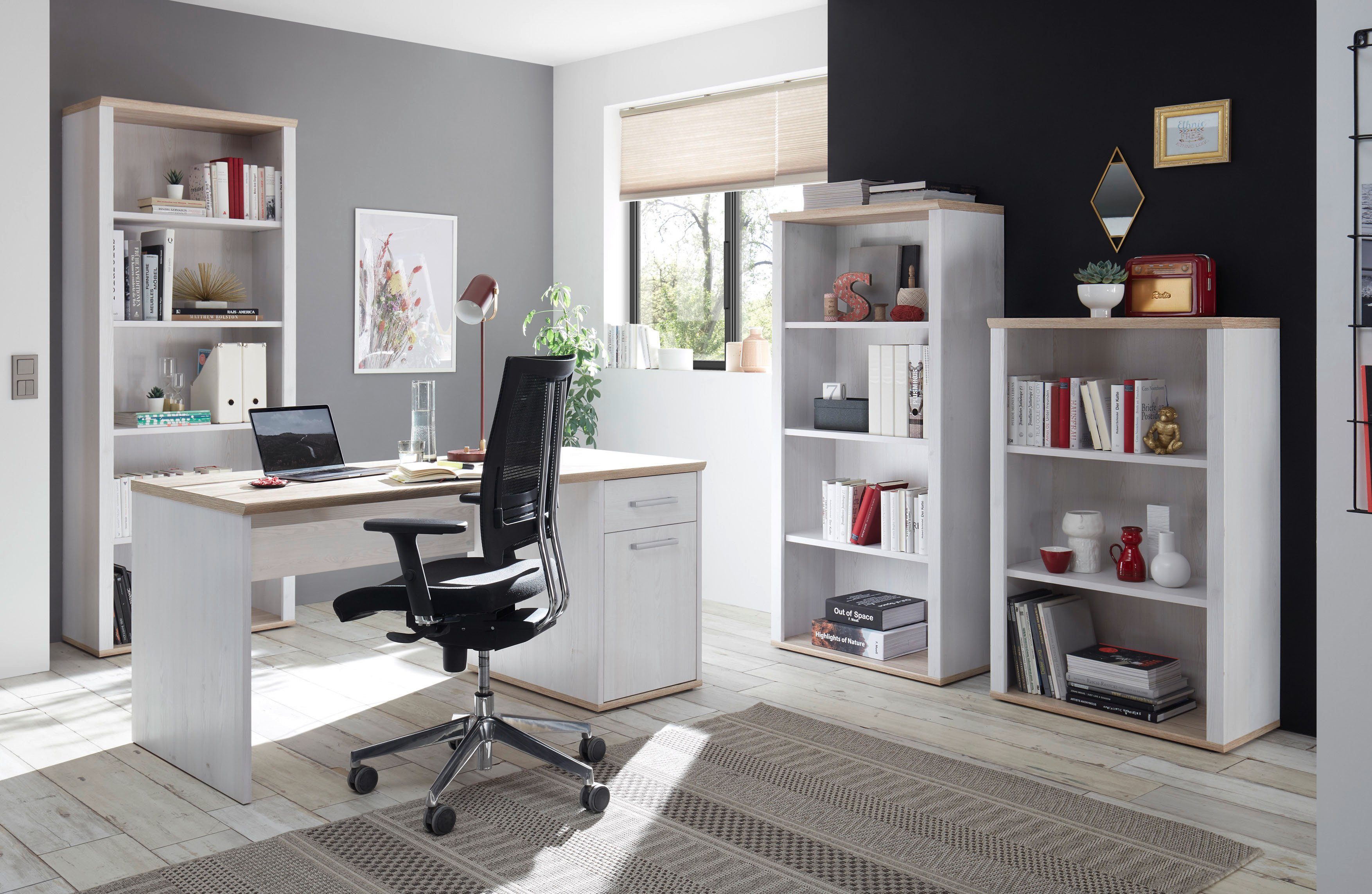 BEGA OFFICE Schreibtisch im Sideboard Landhaustil, mit Romance, wahlweise